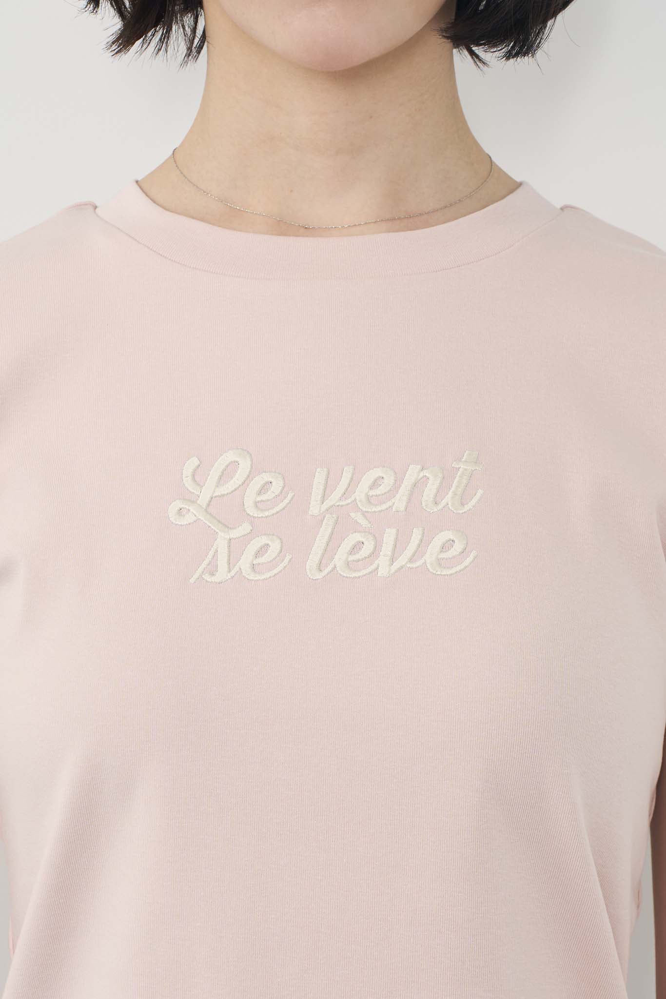 刺繍ロゴTee