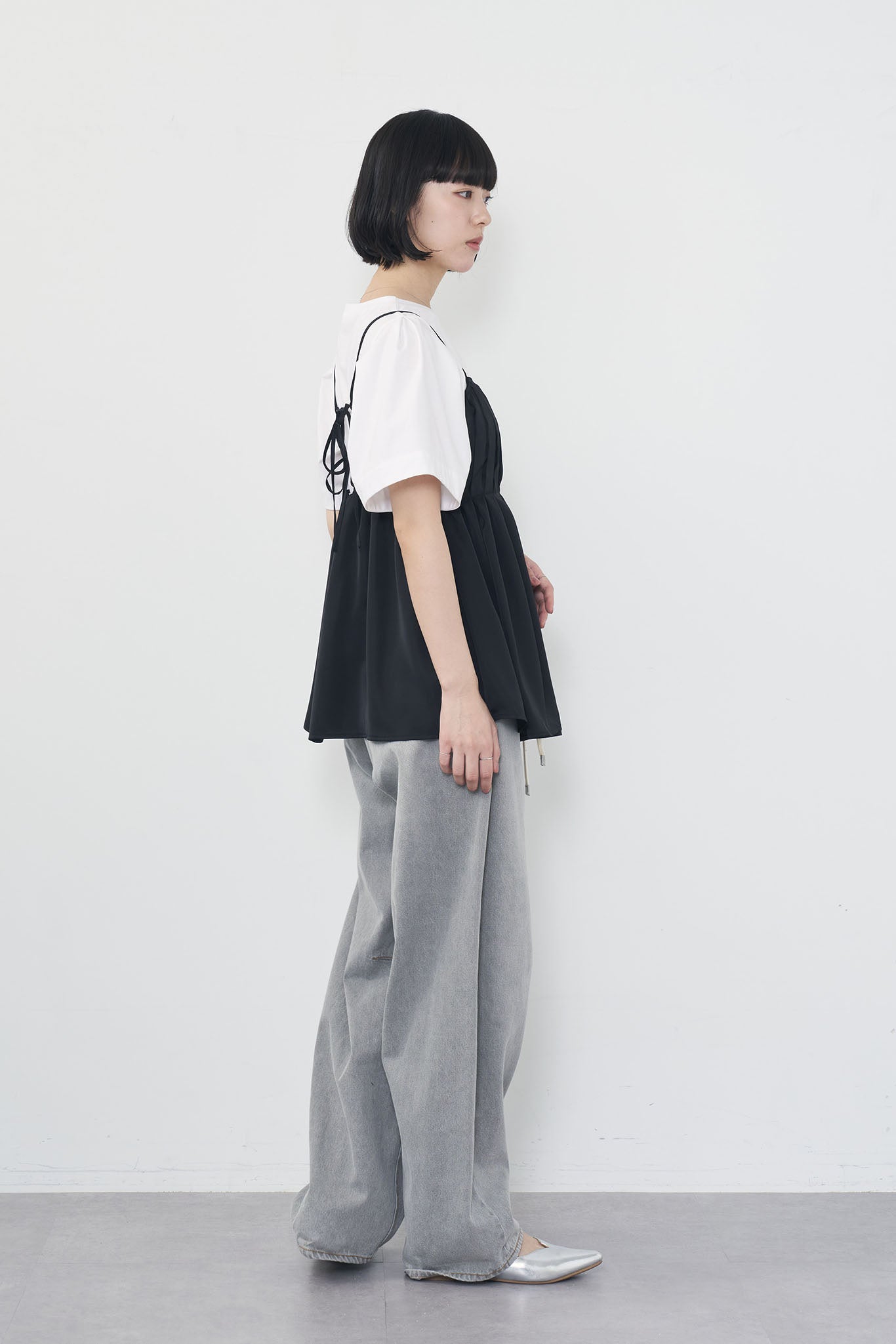 サテンドッキングTee