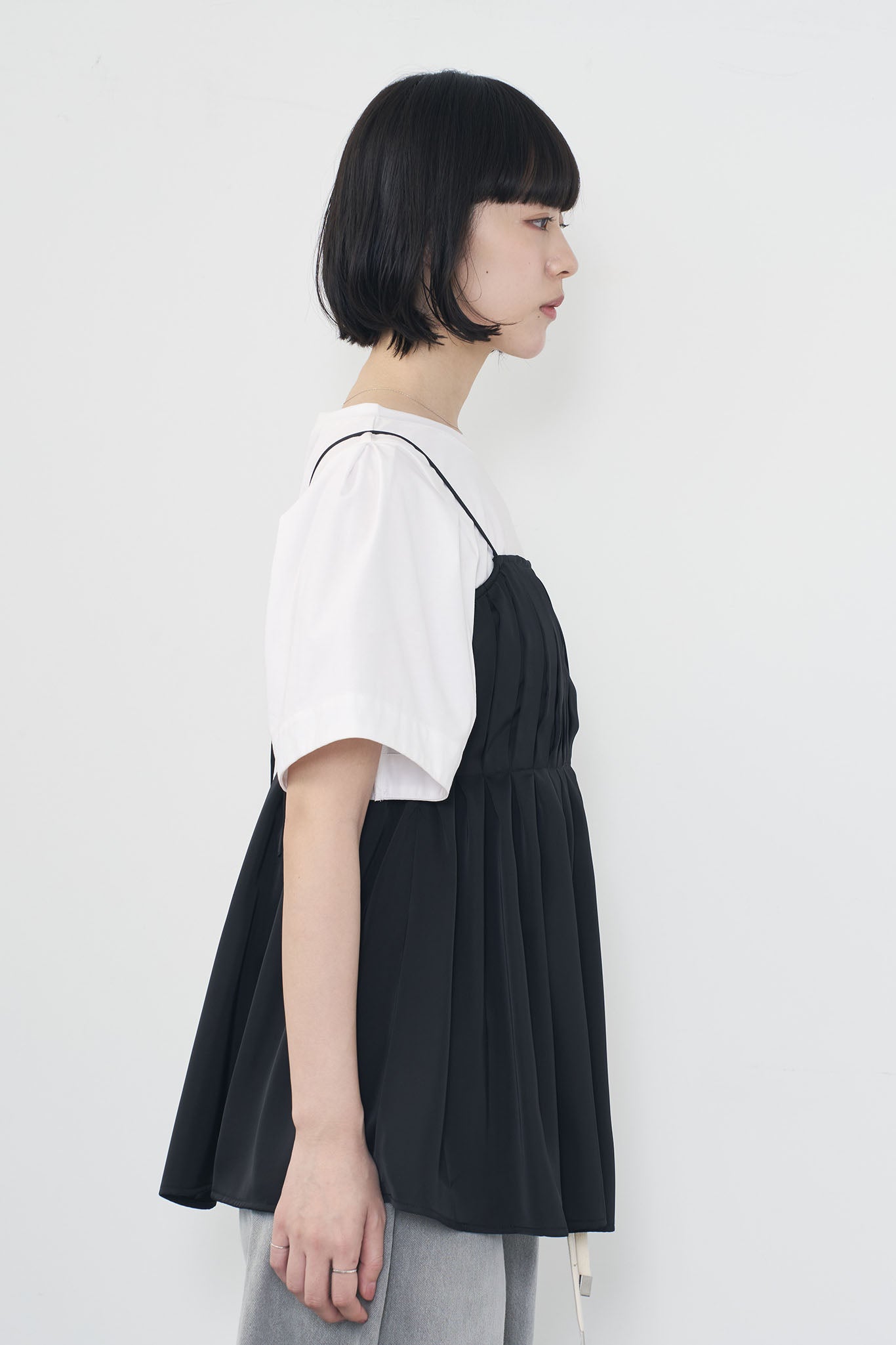 サテンドッキングTee