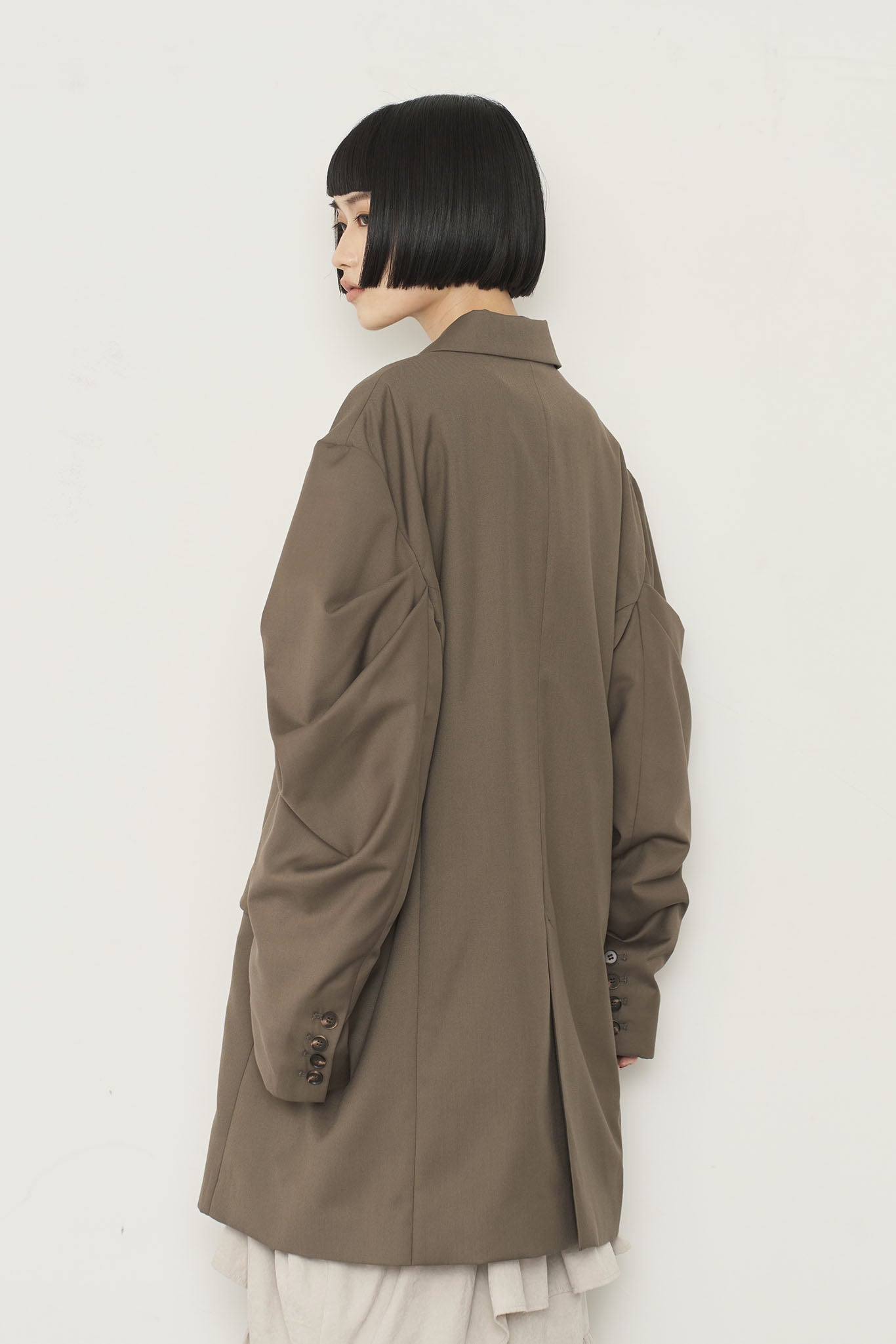 サキソニータックスリーブオーバーコート