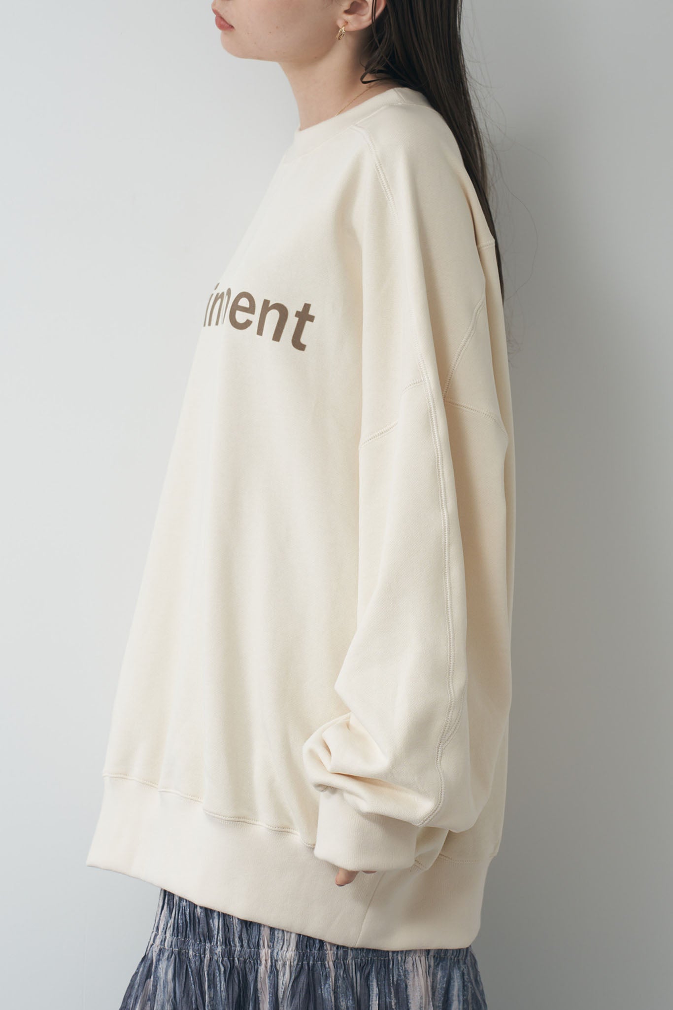 Logo print sweatshirt