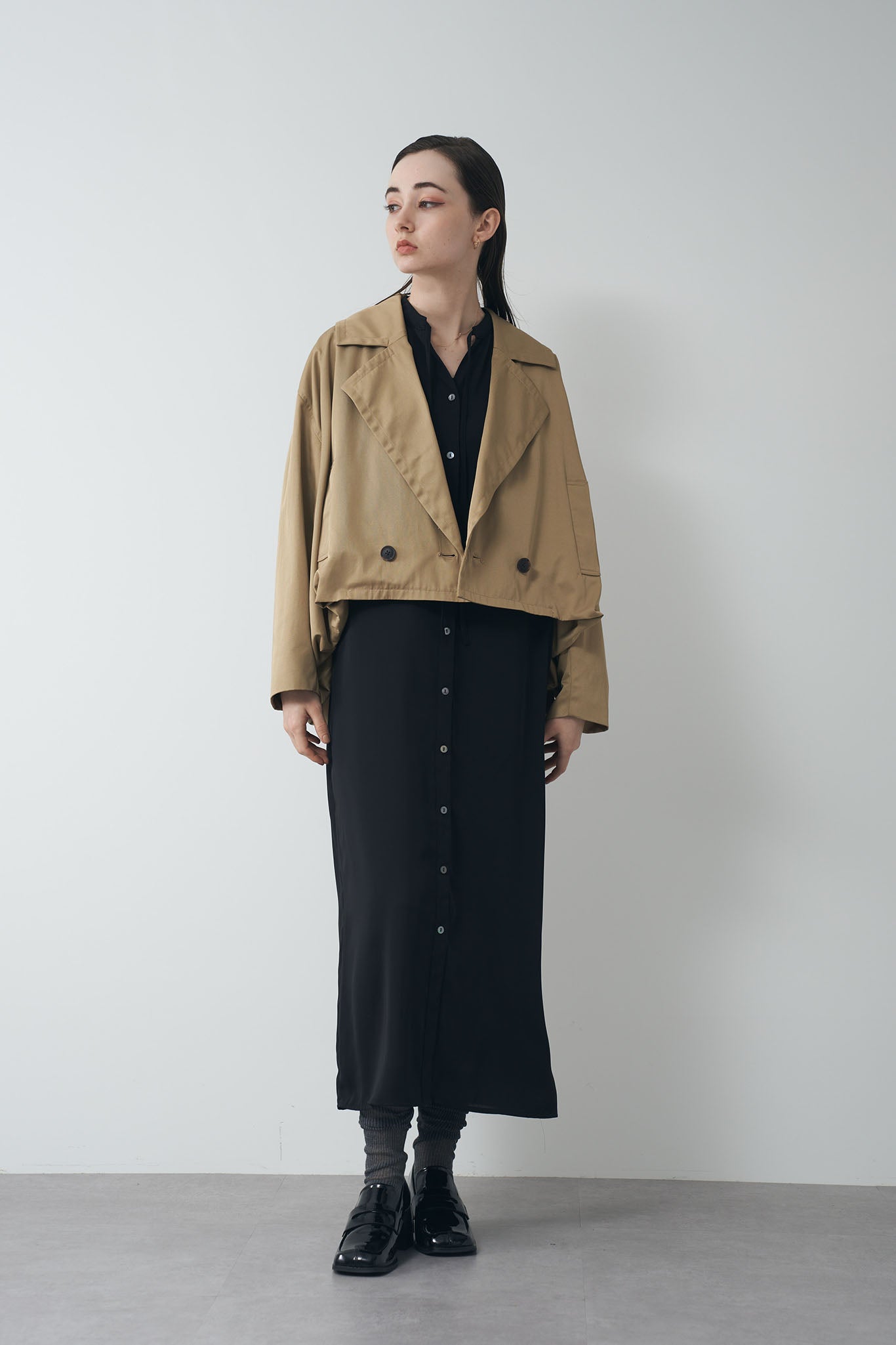 Round Cropped Blouson