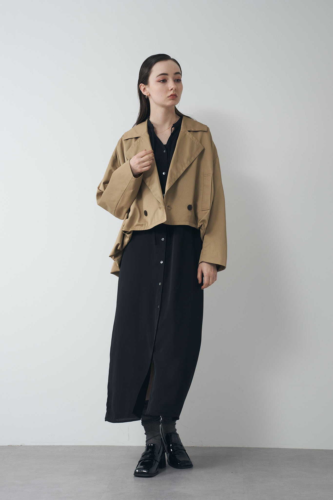 Round Cropped Blouson
