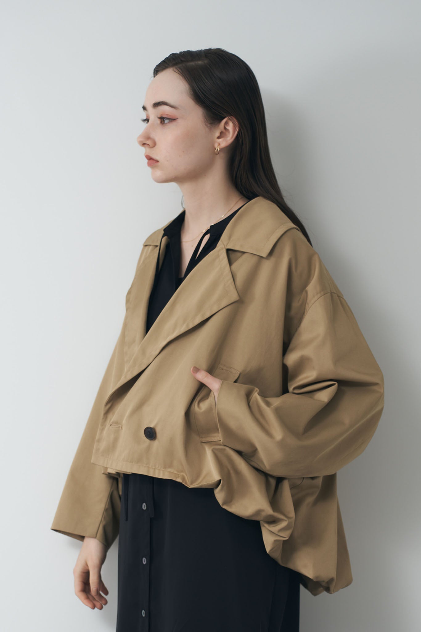 Round Cropped Blouson