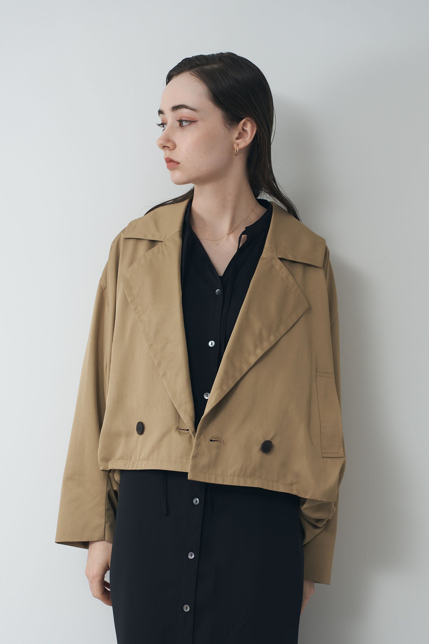 Round Cropped Blouson