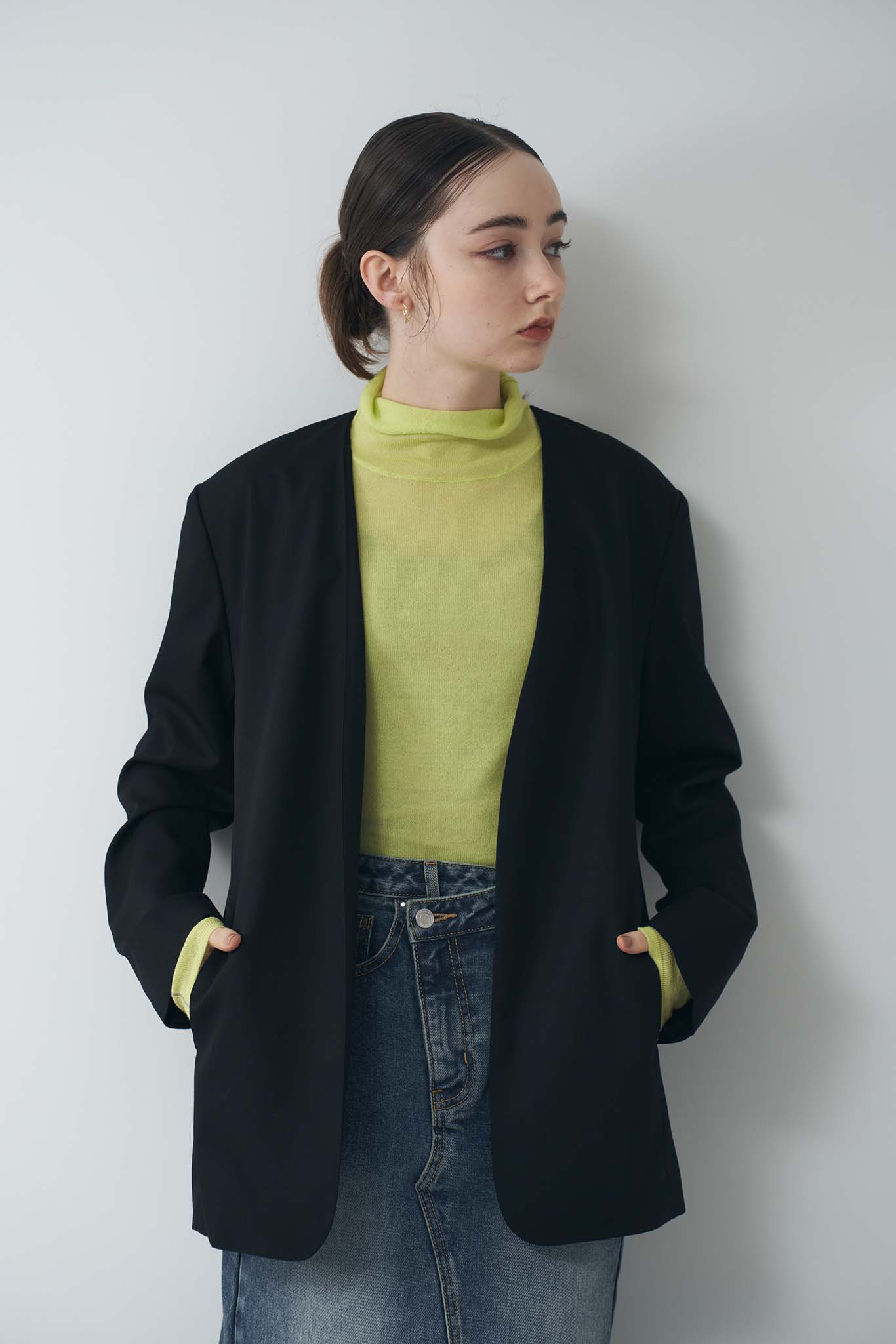 TR Collarless Jacket