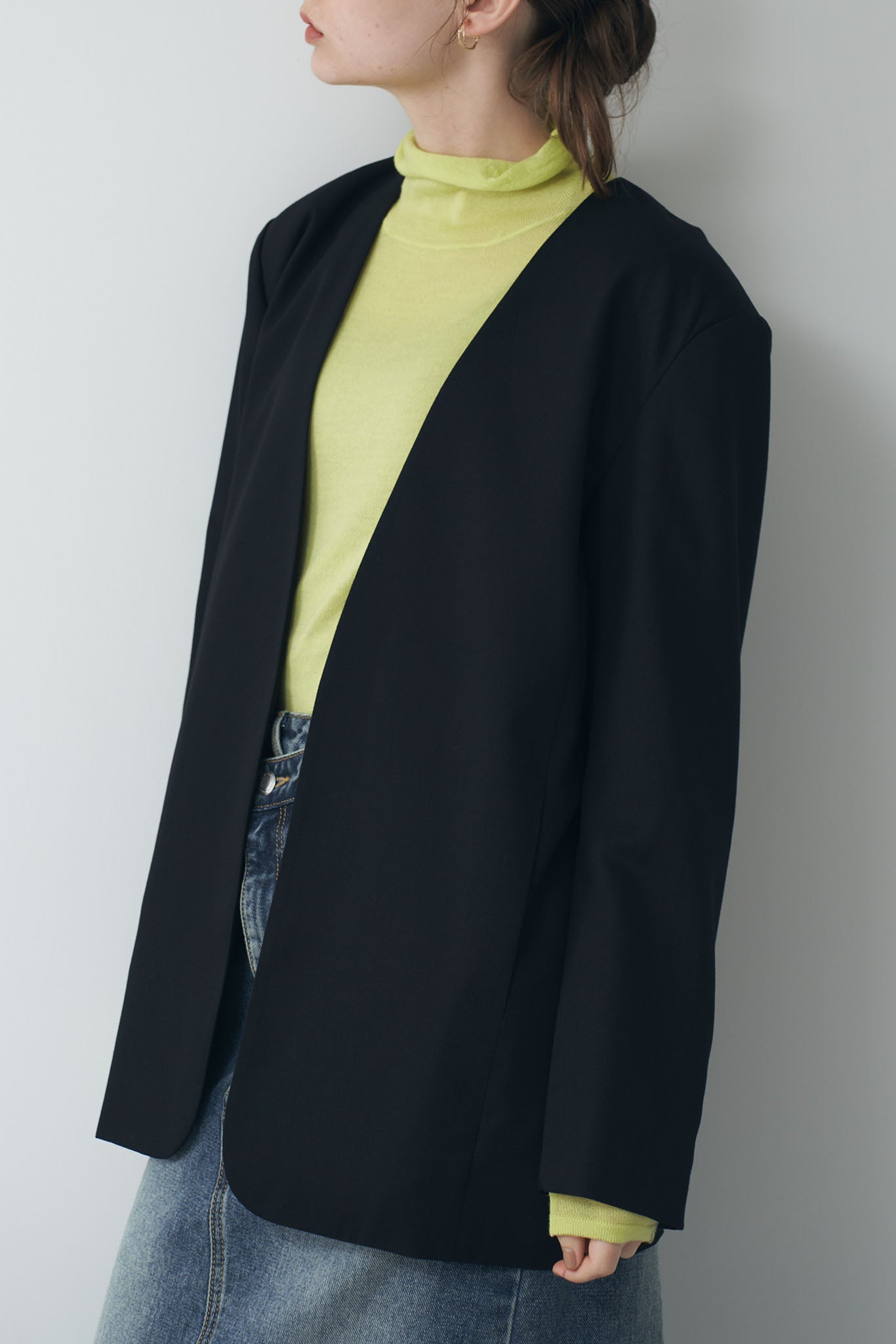 TR Collarless Jacket