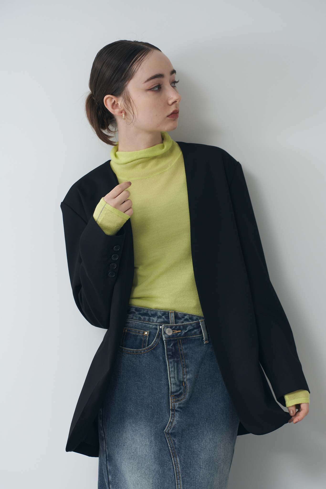 TR Collarless Jacket