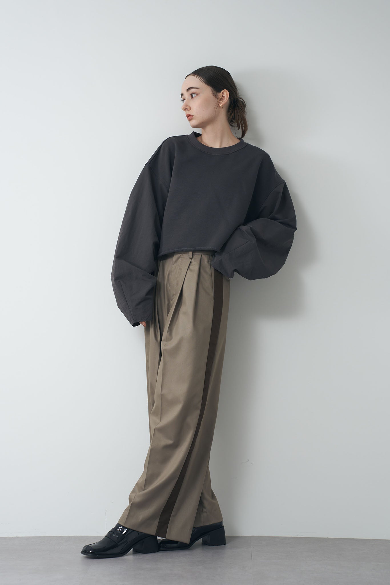 Nylon Combi Sweat