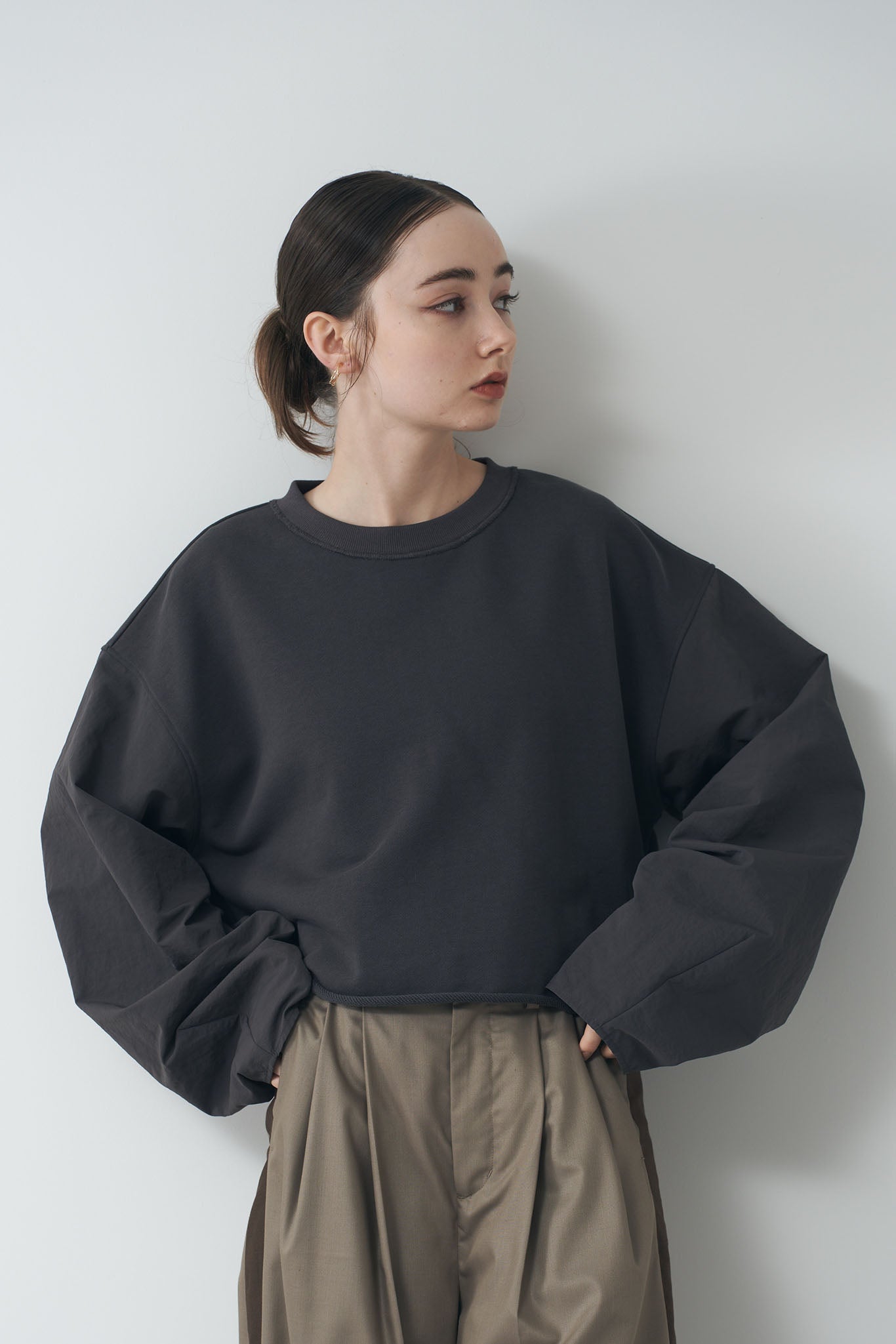 Nylon Combi Sweat