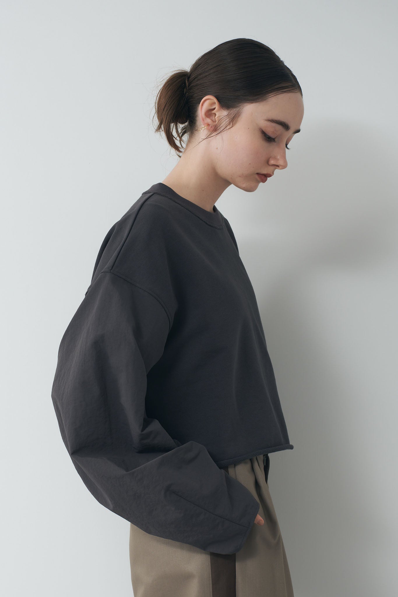 Nylon Combi Sweat