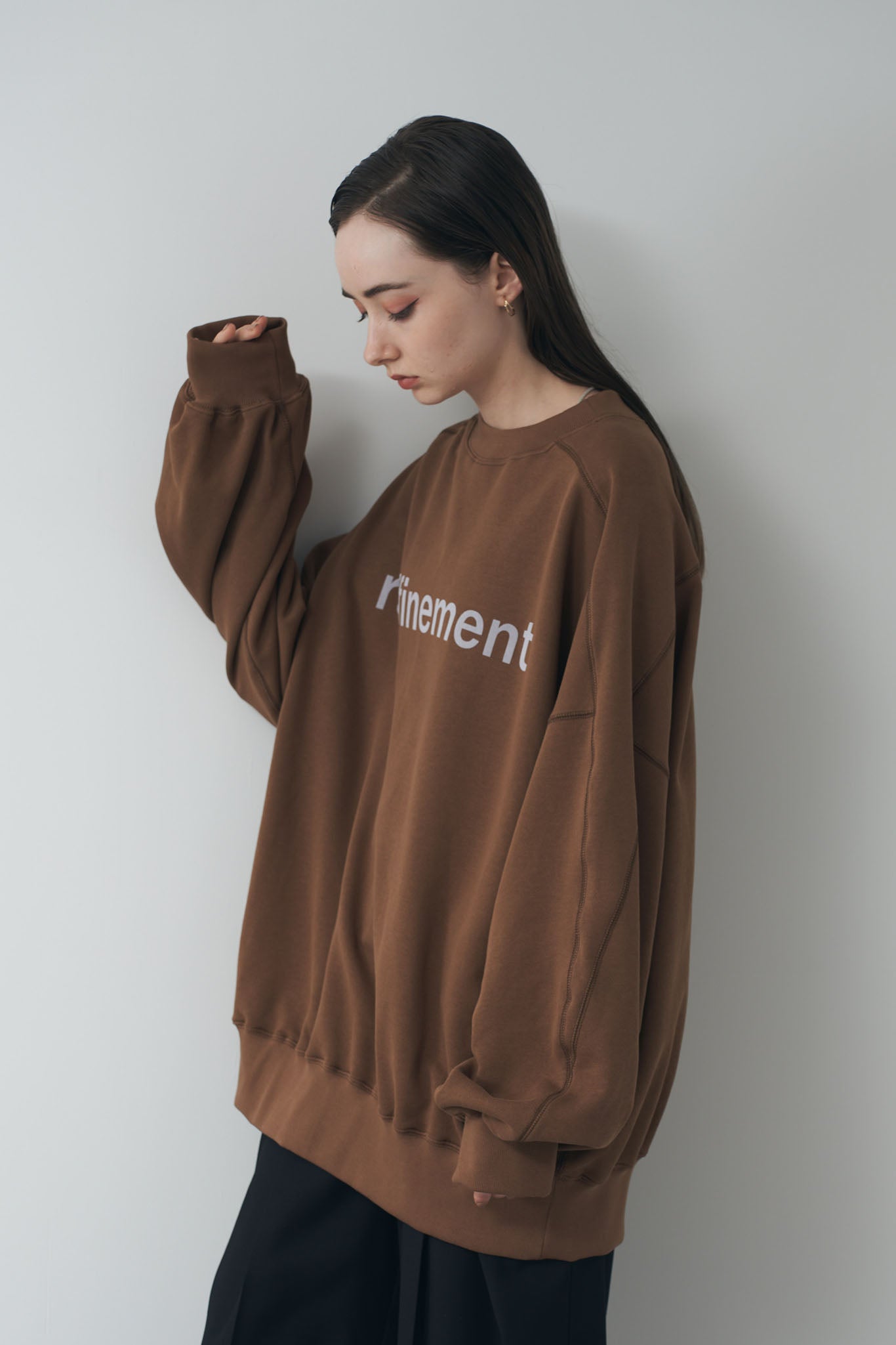 Logo print sweatshirt
