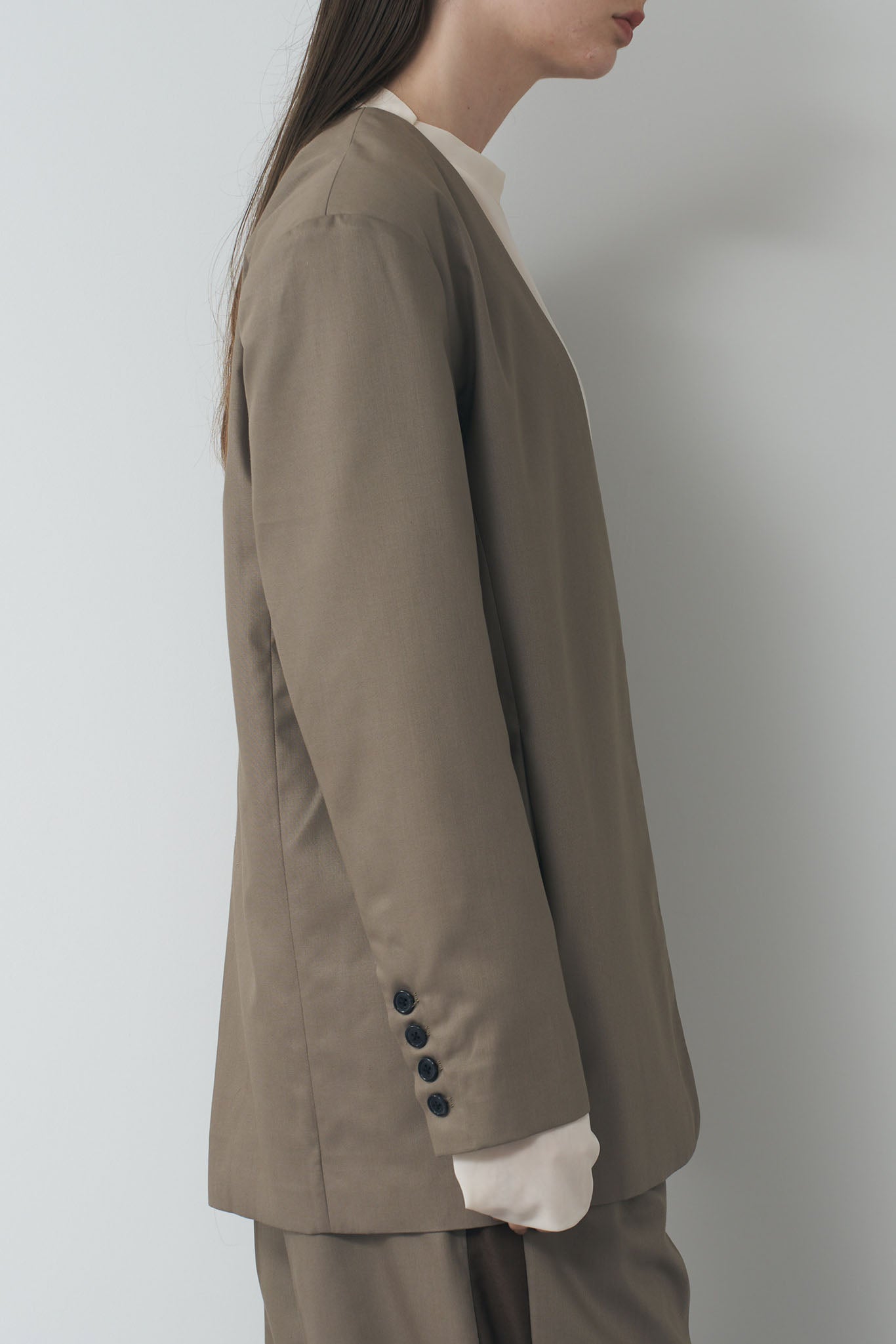 TR Collarless Jacket