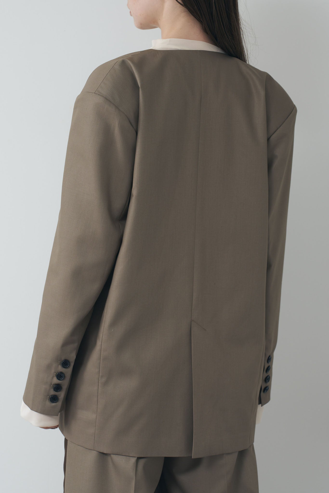 TR Collarless Jacket