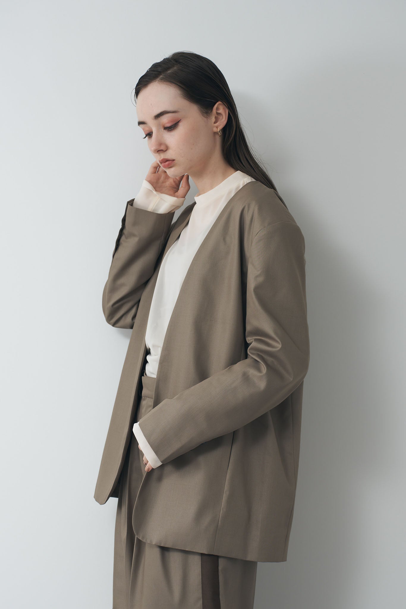 TR Collarless Jacket