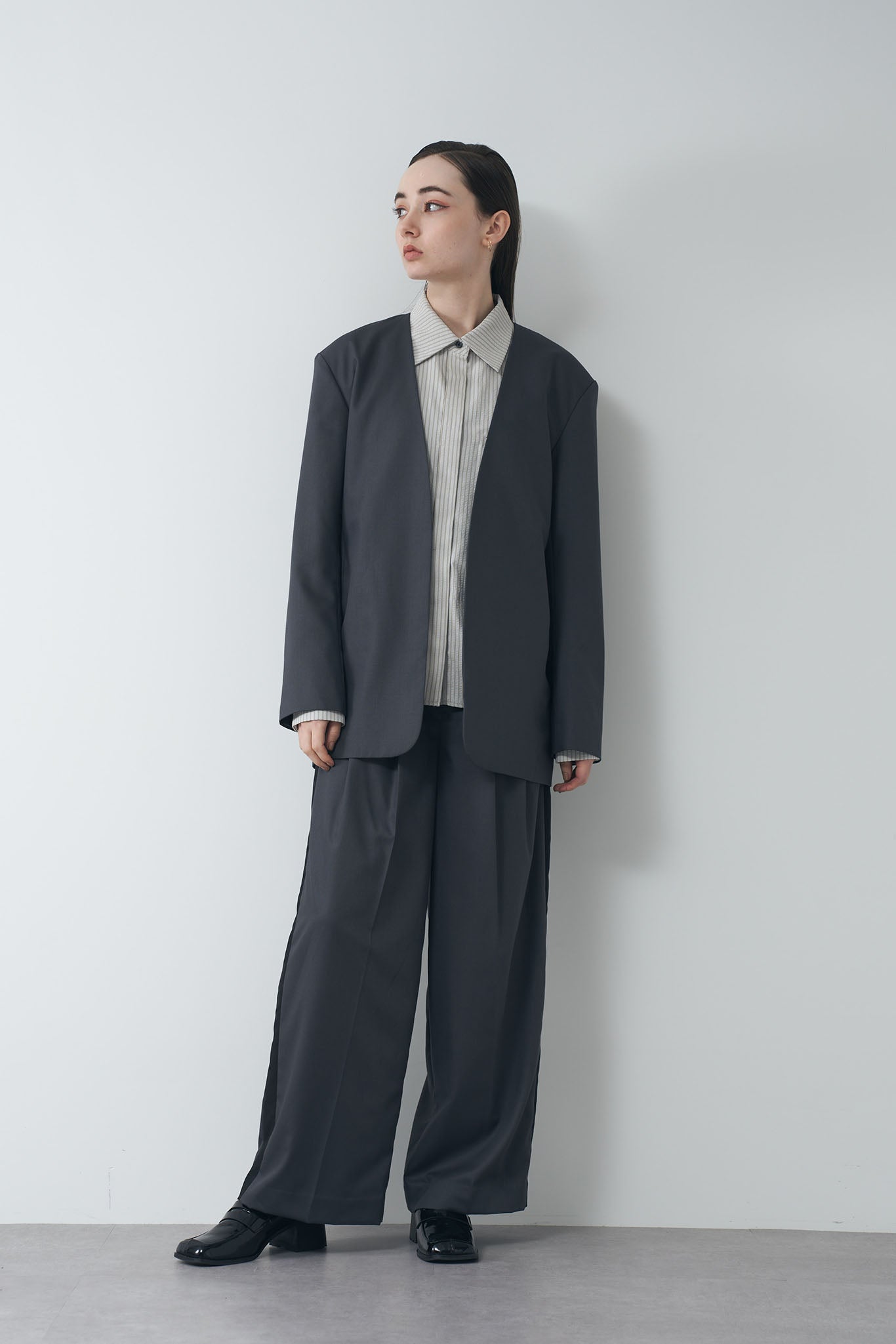 TR Collarless Jacket
