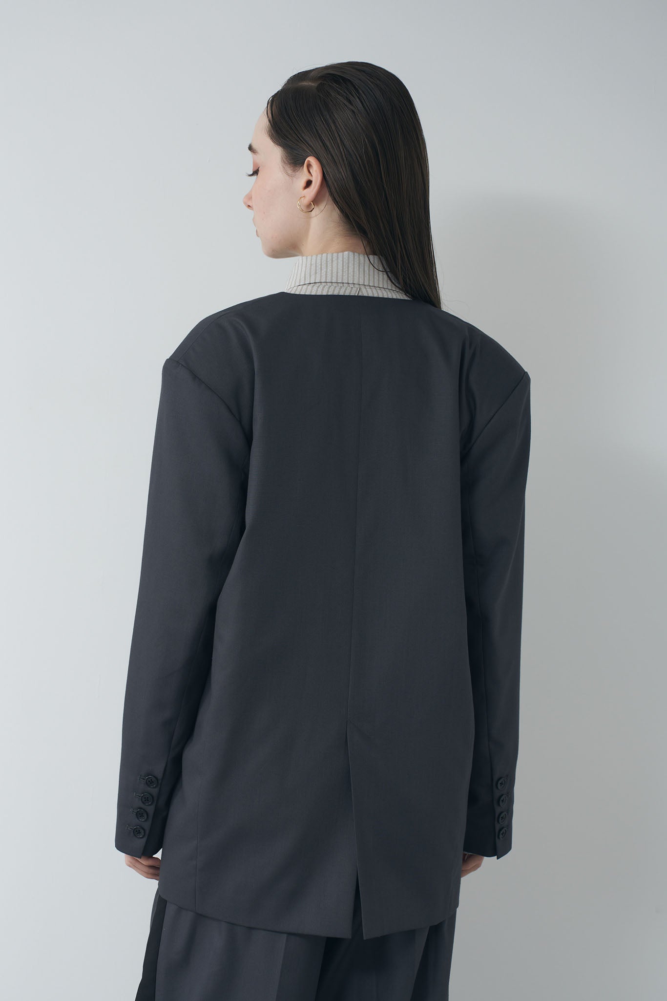 TR Collarless Jacket