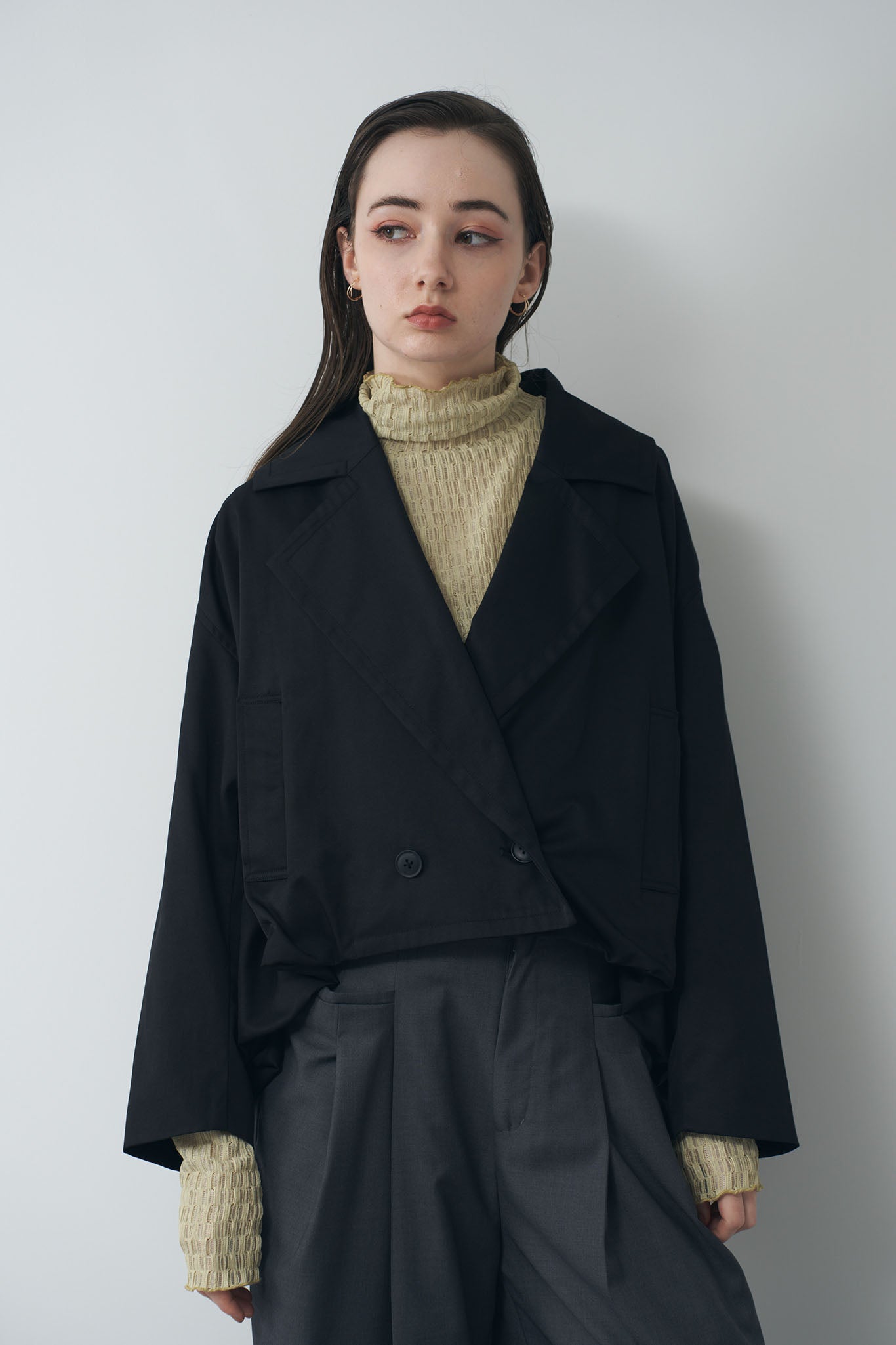 Round Cropped Blouson