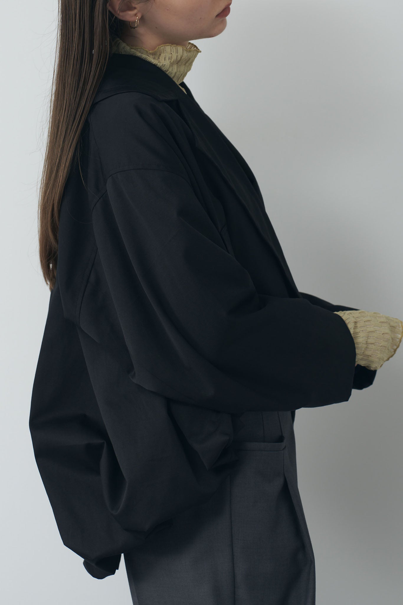 Round Cropped Blouson