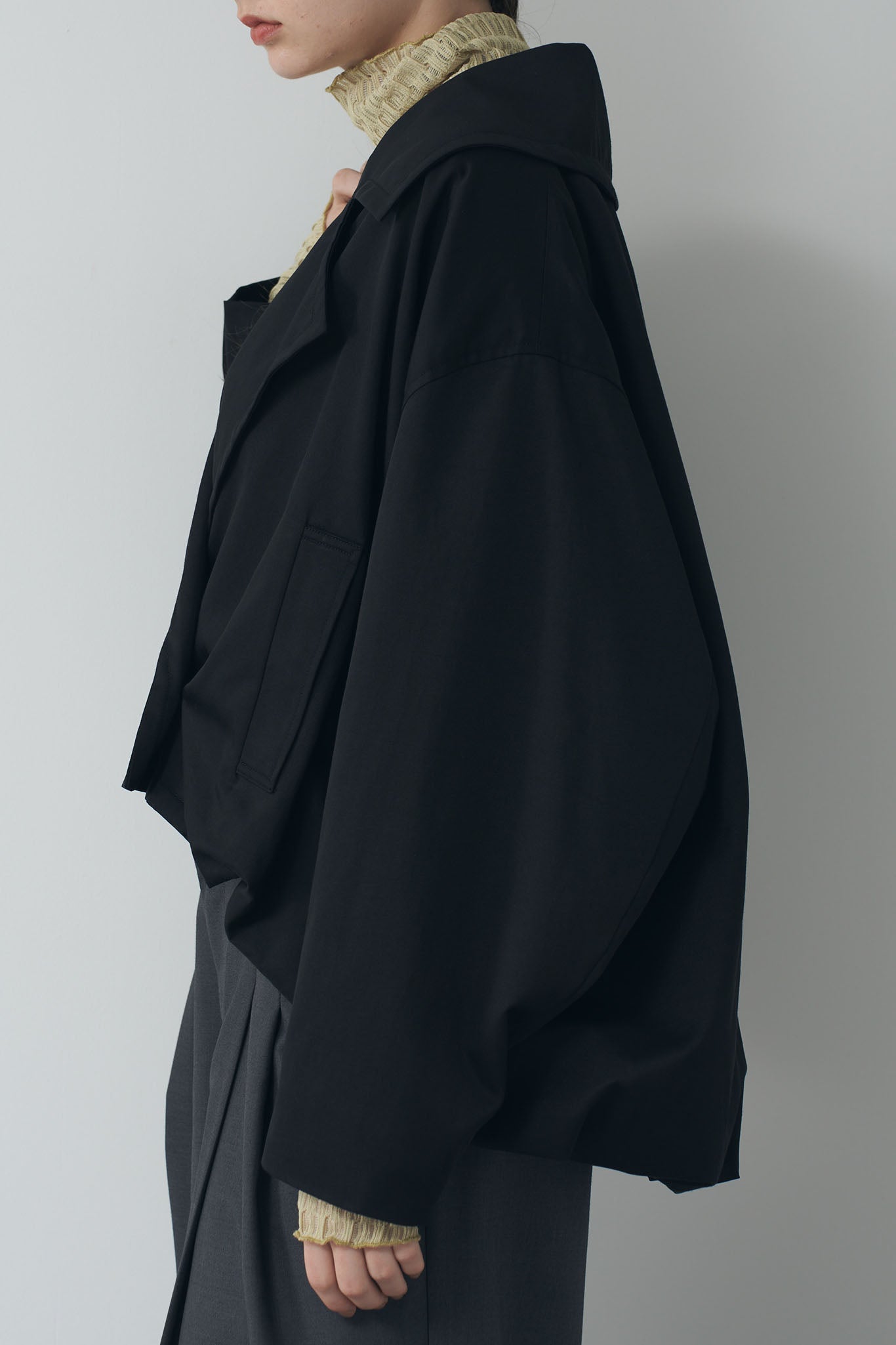 Round Cropped Blouson