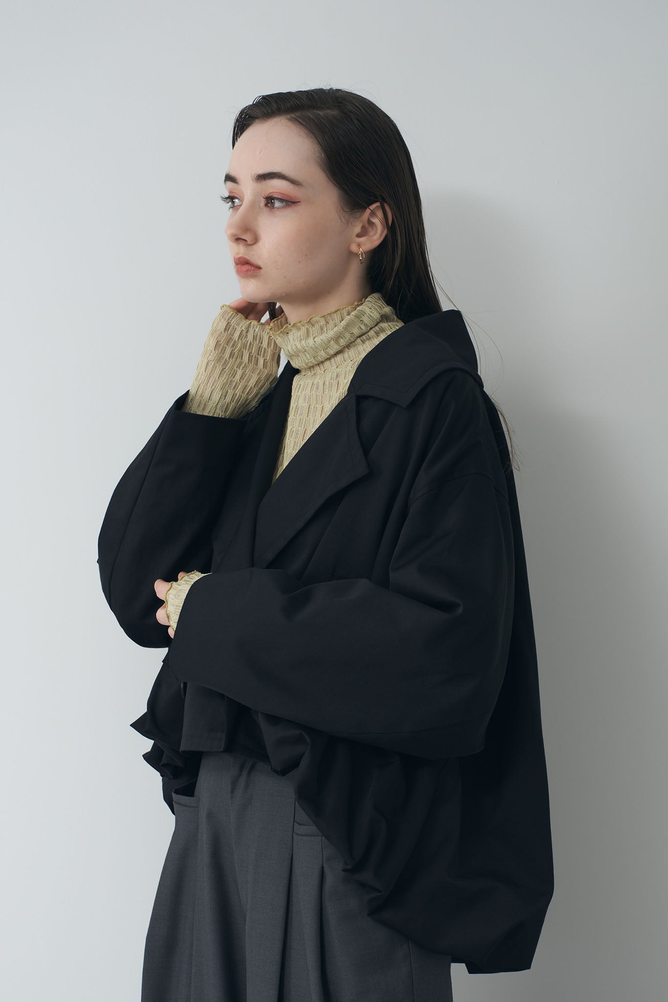 Round Cropped Blouson