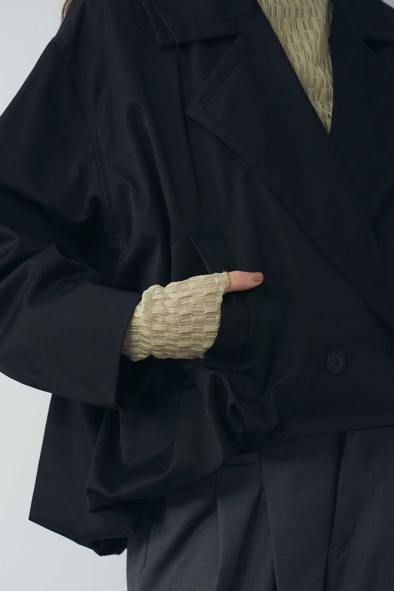 Round Cropped Blouson