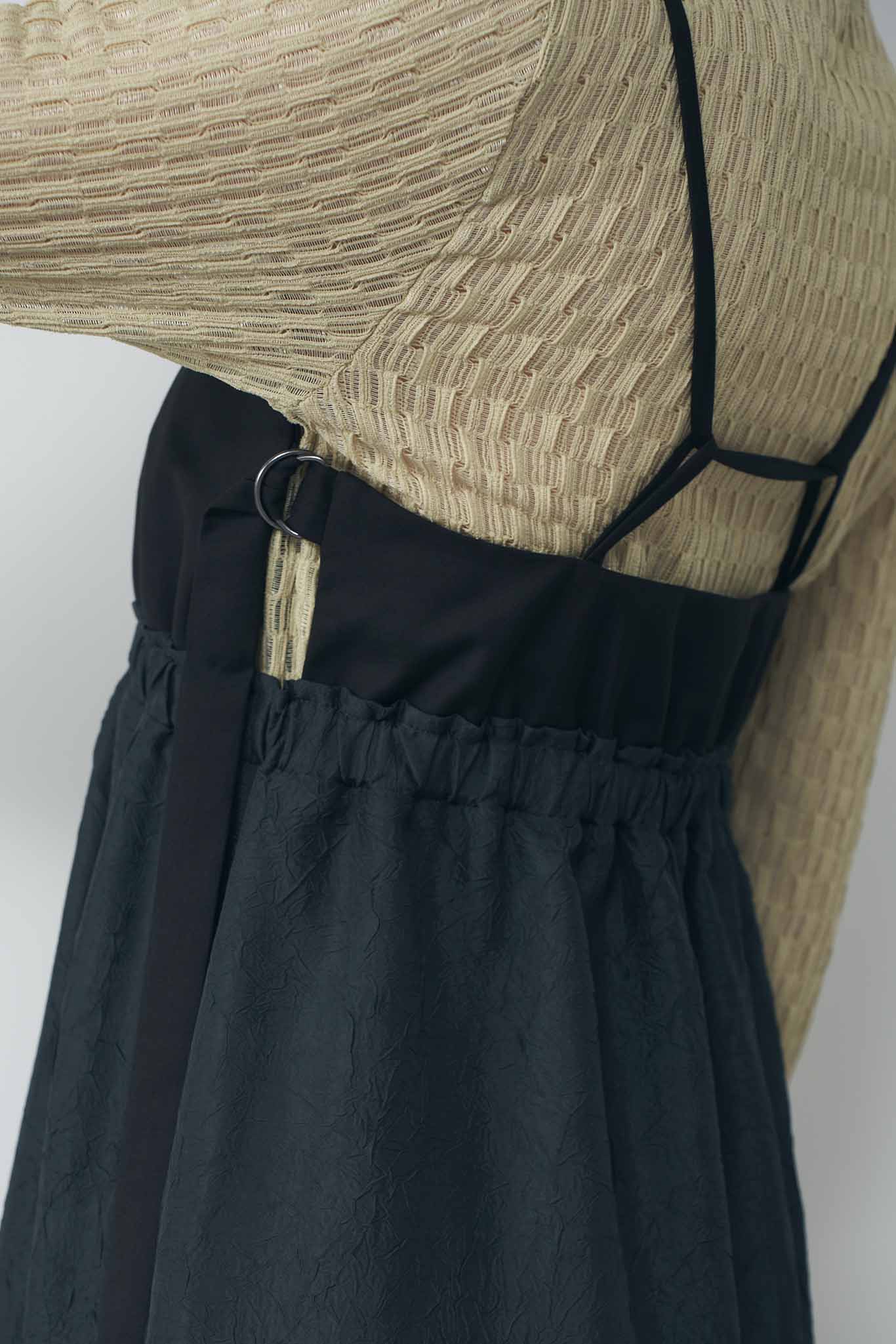 Jacquard combination camisole dress