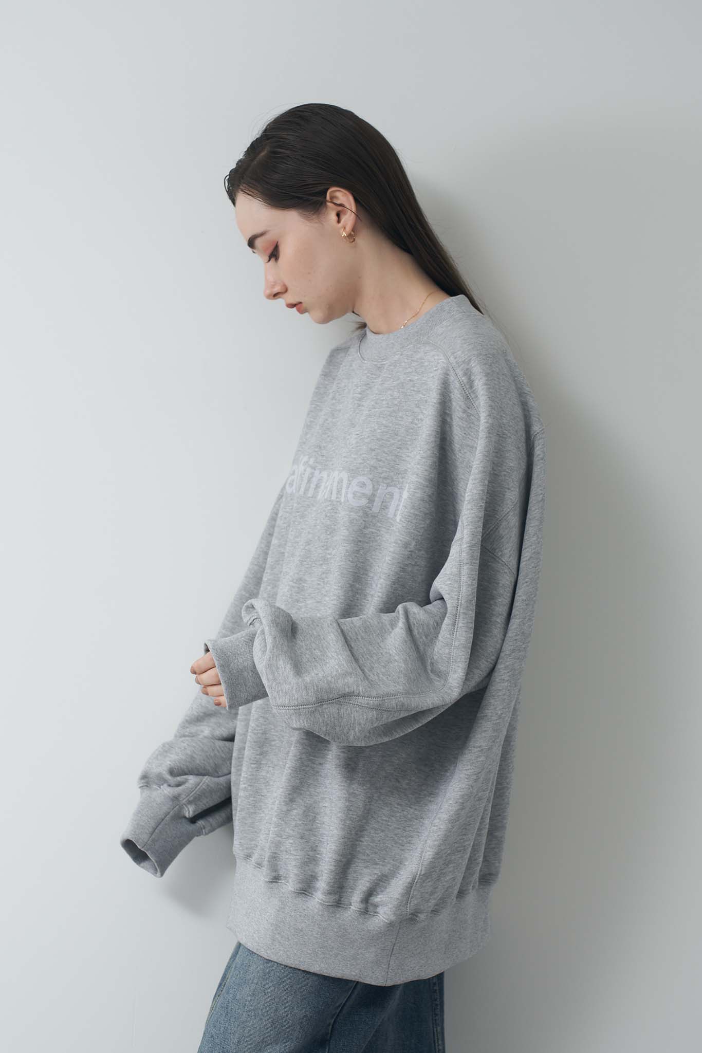 Logo print sweatshirt