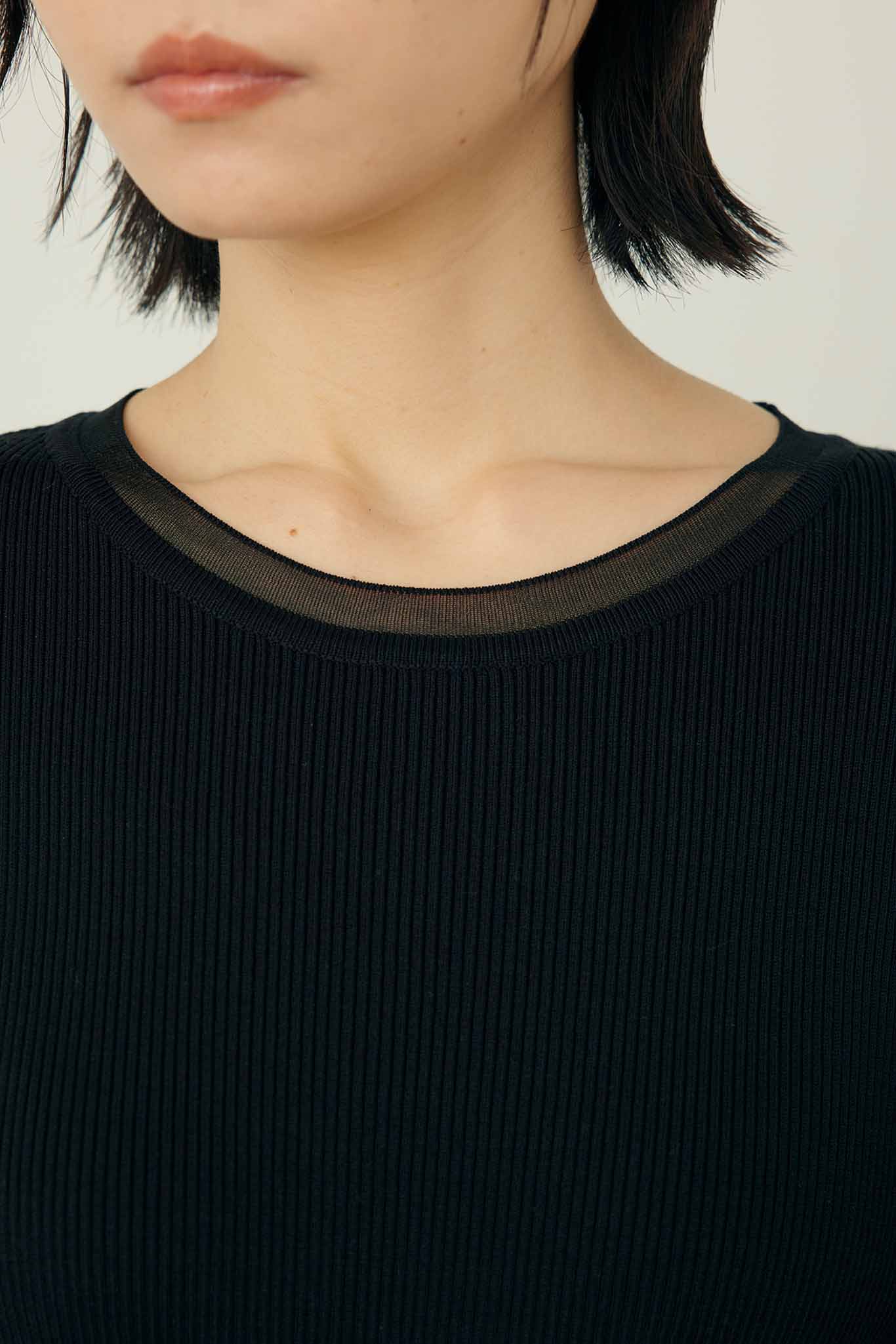 切り替えリブニット