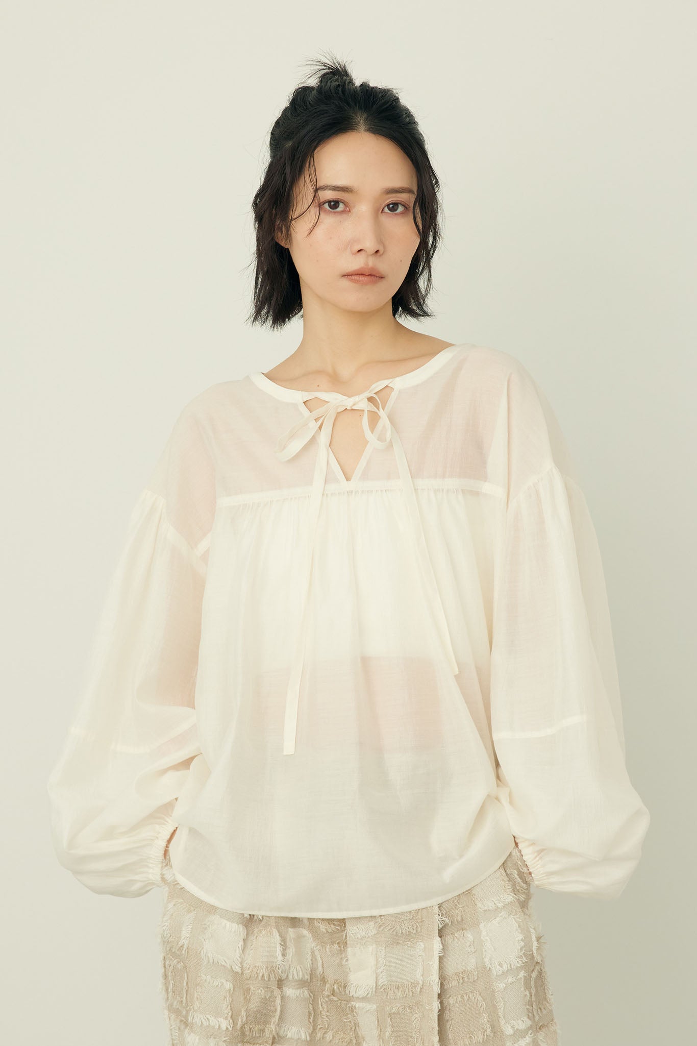 2WAYシアブラウス