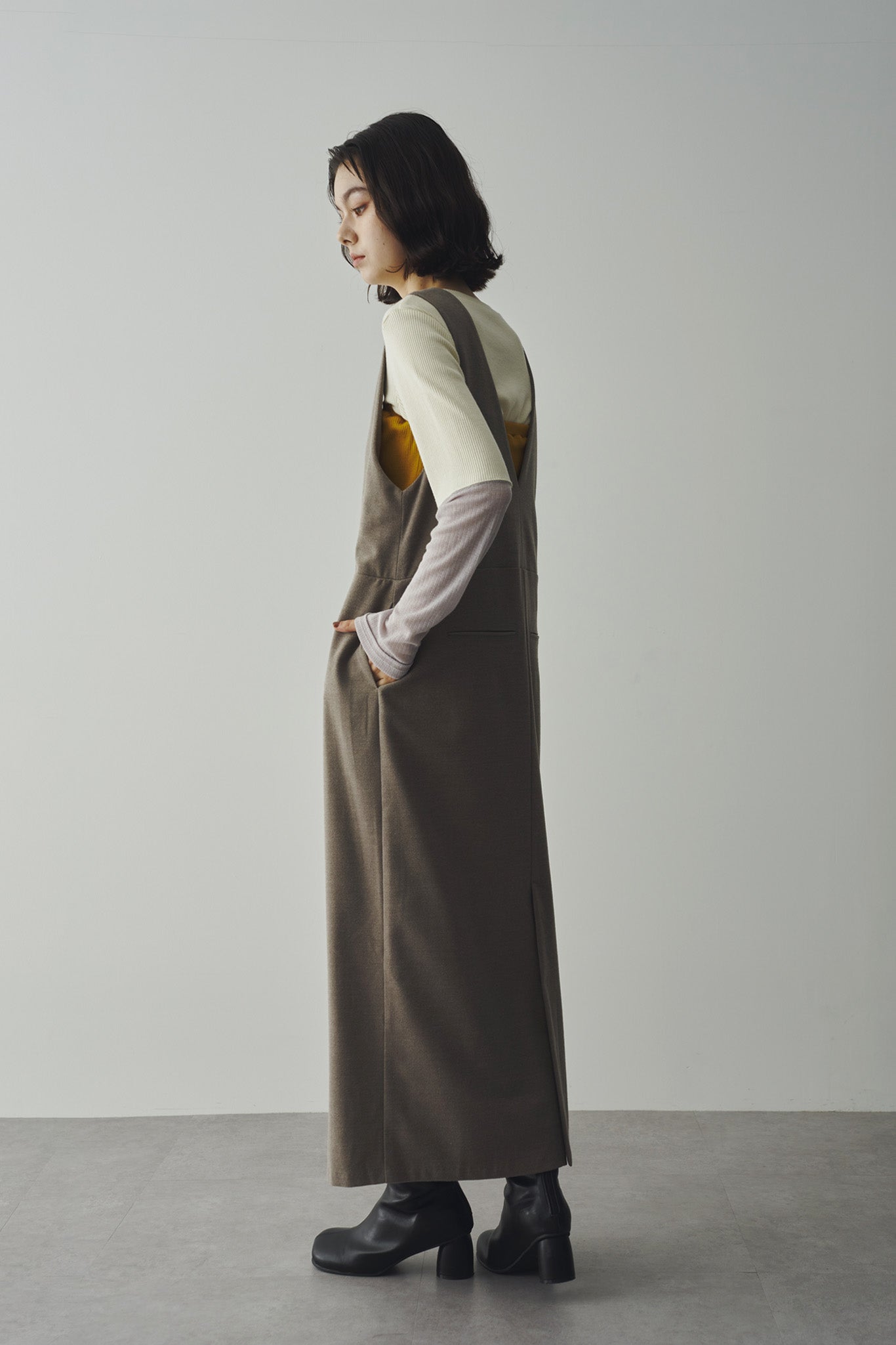 Bicolor ribbed top