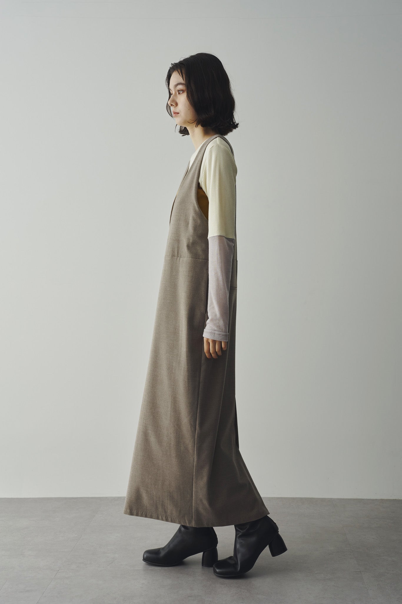 Bicolor ribbed top