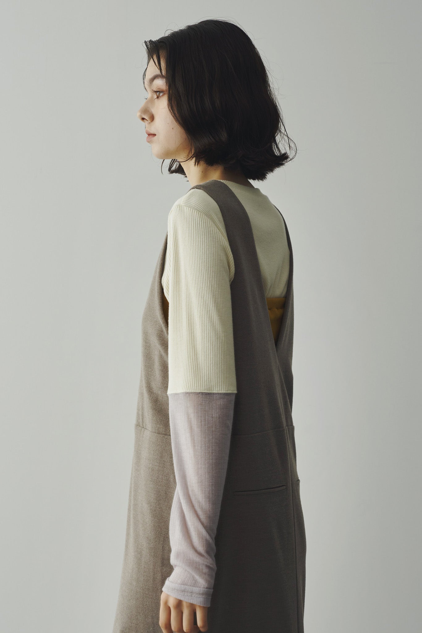 Bicolor ribbed top