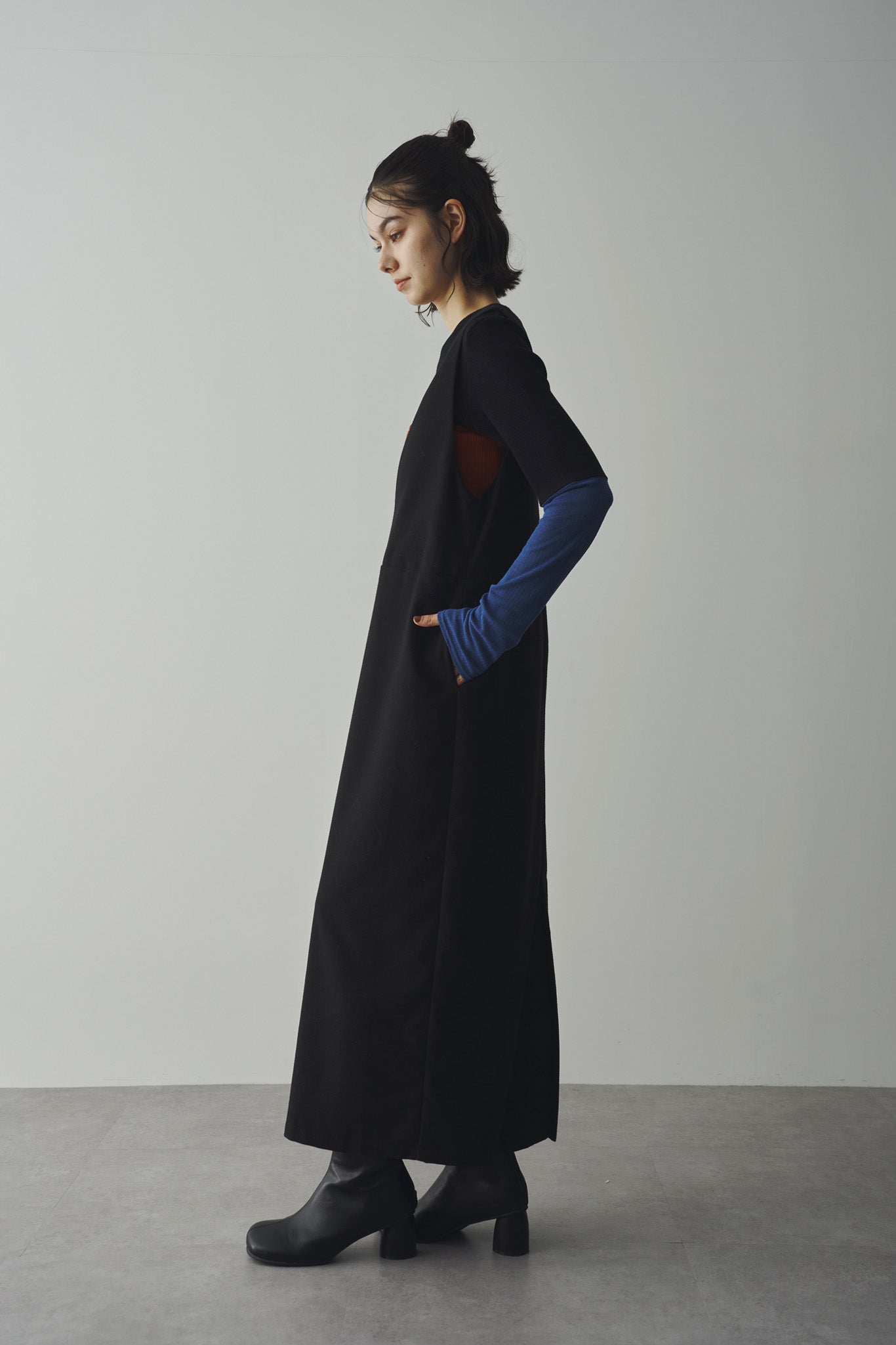 Bicolor ribbed top