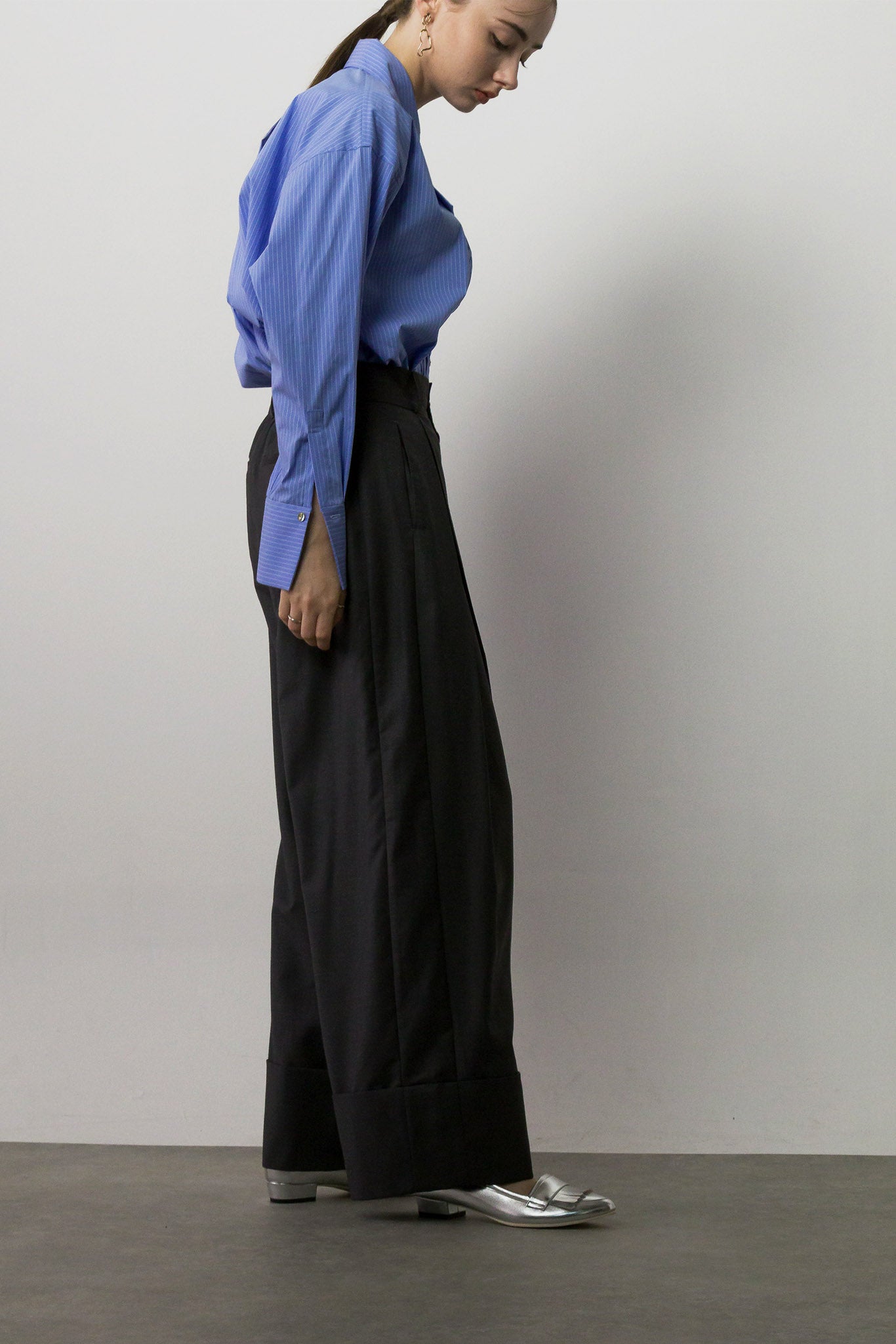 サキソニーロールアップパンツ