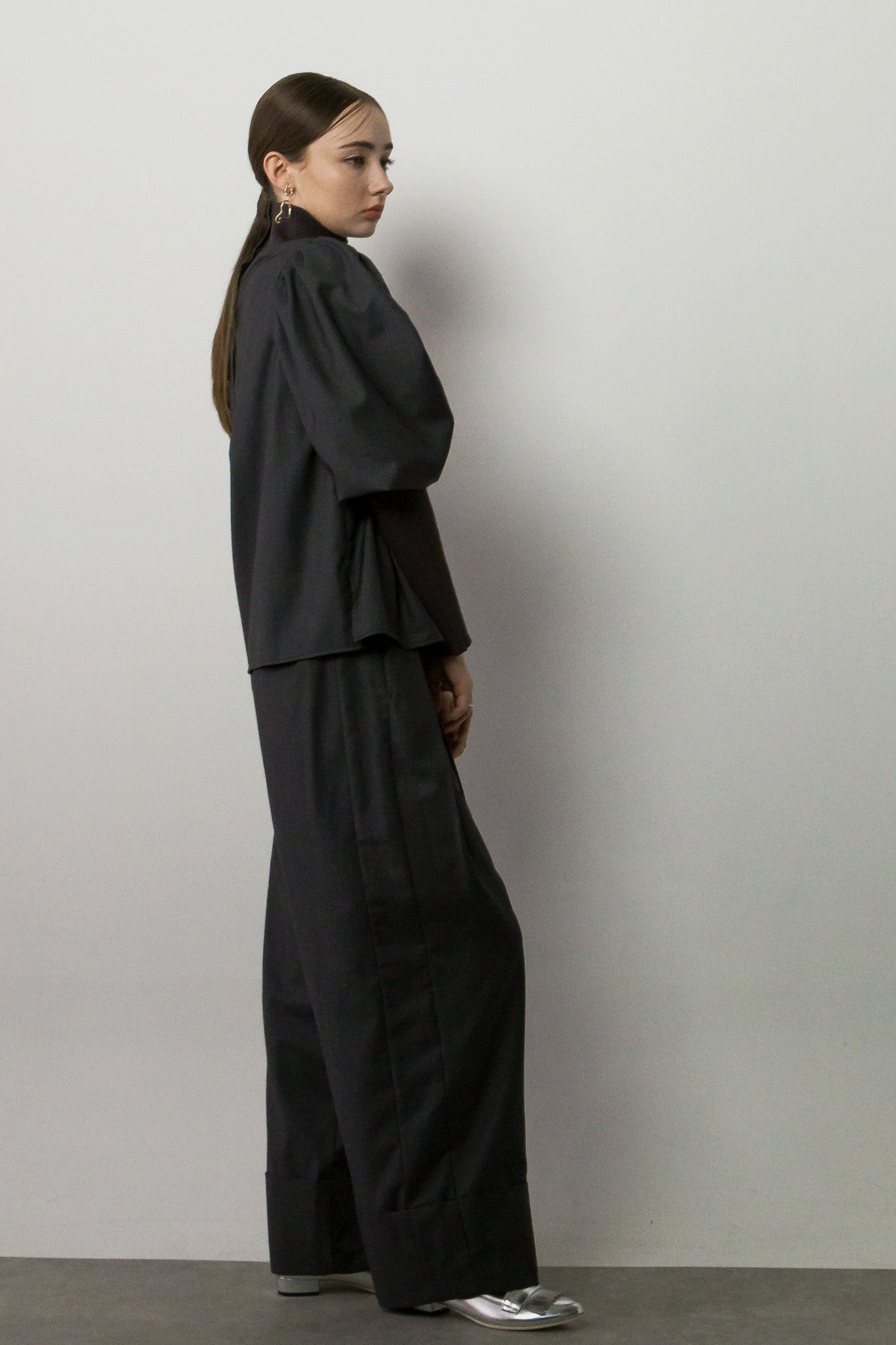 サキソニーロールアップパンツ