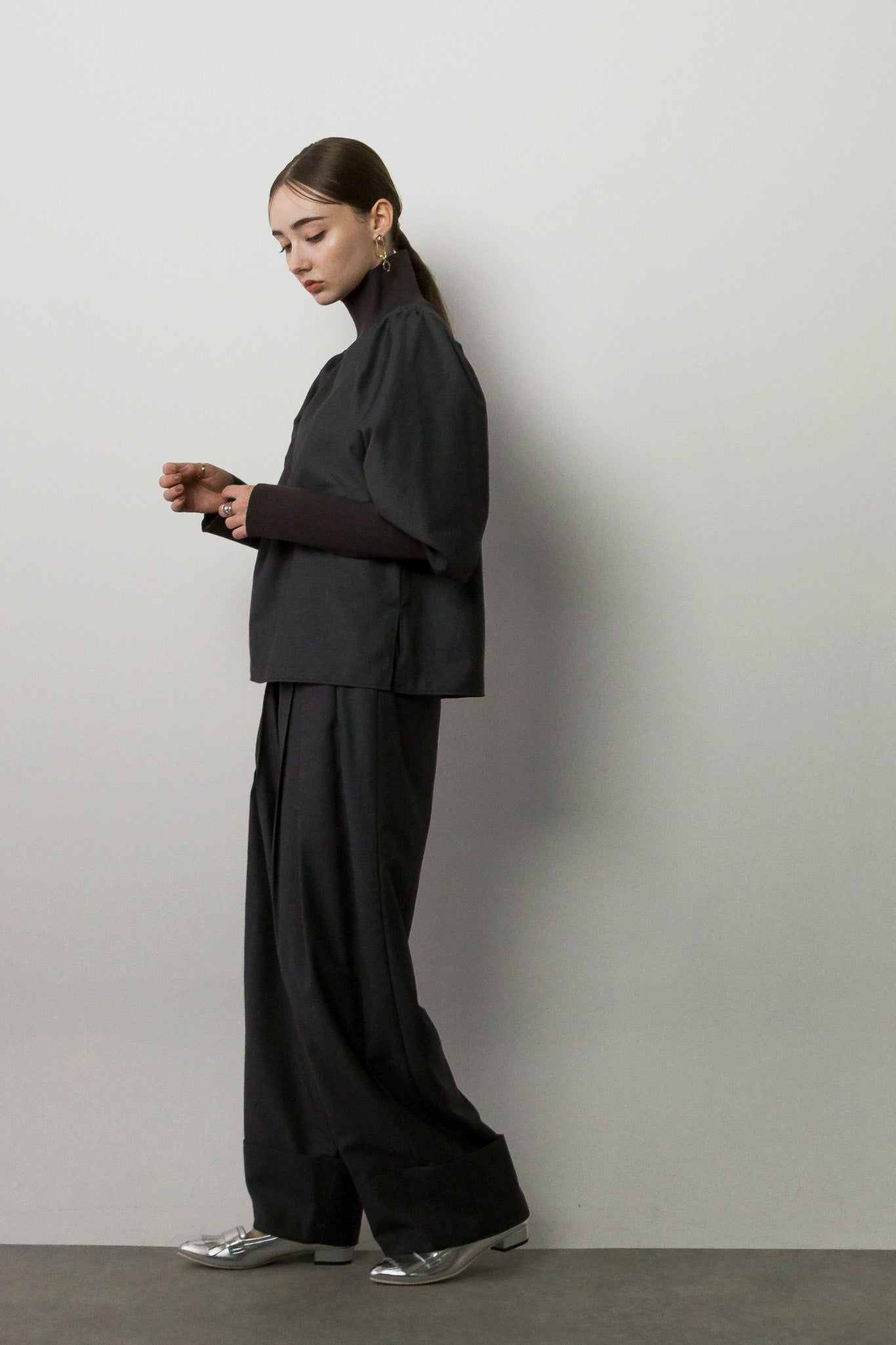 サキソニーロールアップパンツ