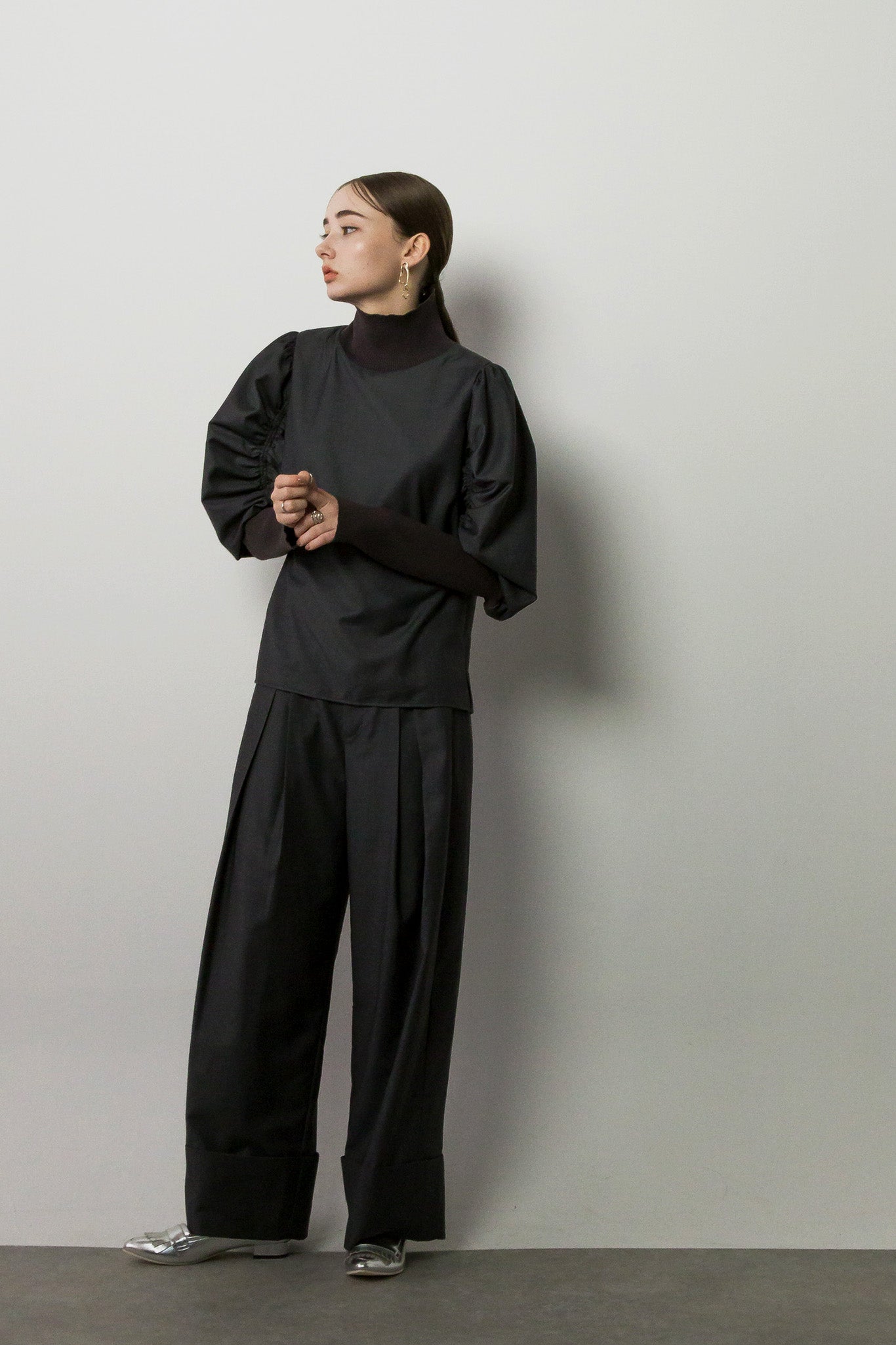 サキソニーロールアップパンツ