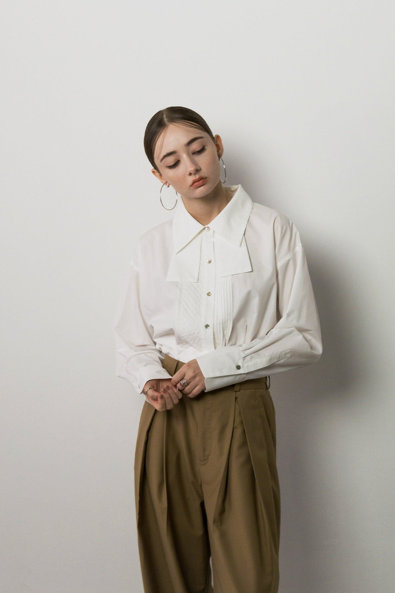 Pintuck design shirt