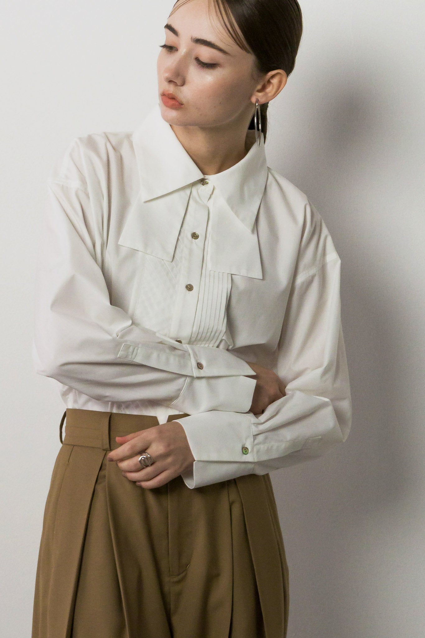 Pintuck design shirt