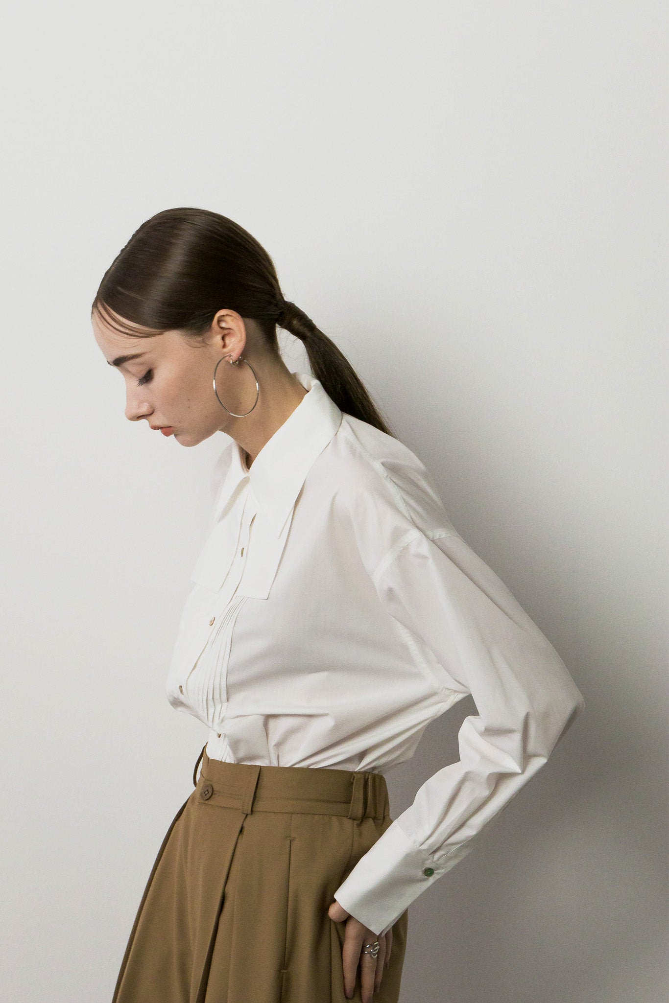 Pintuck design shirt