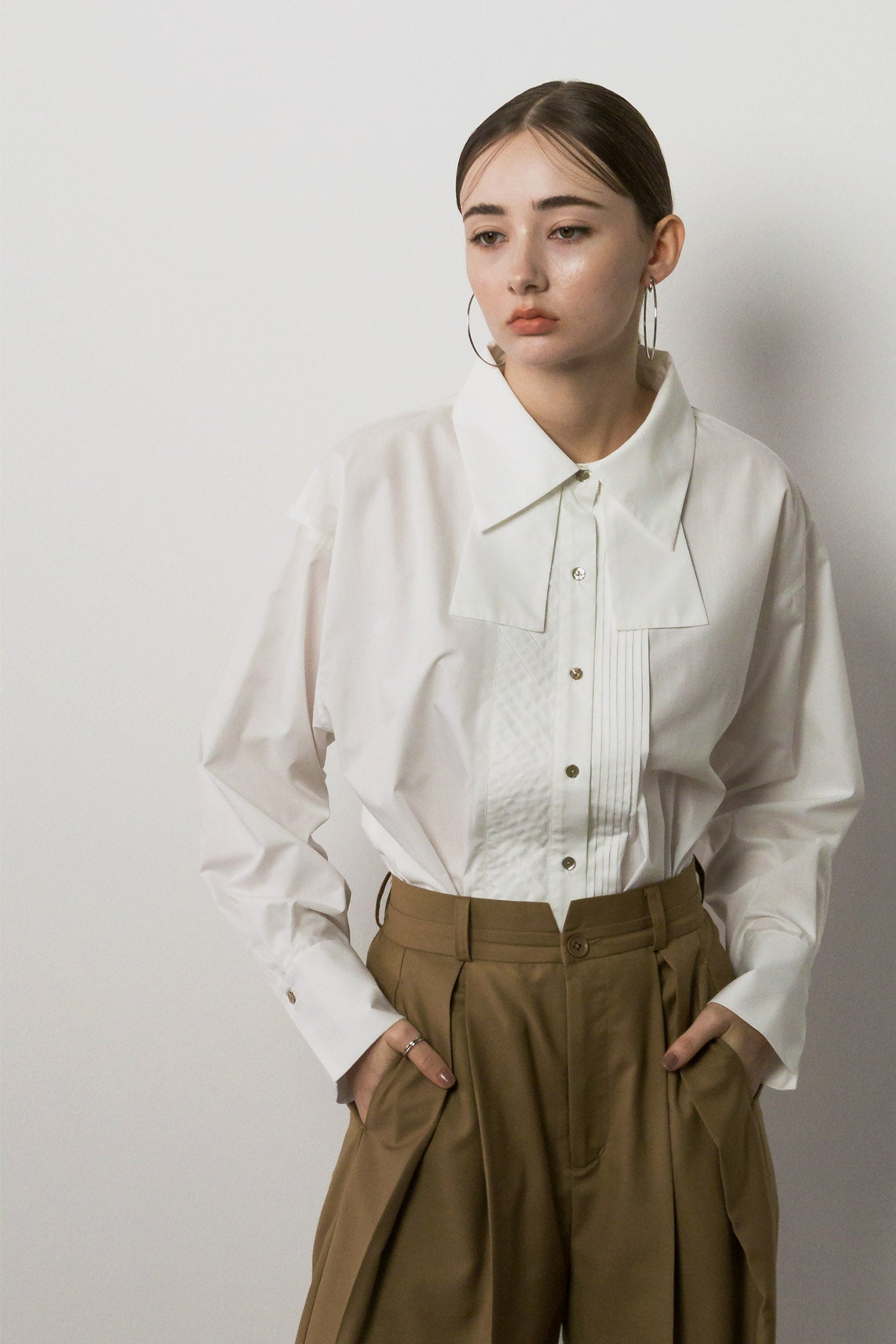 Pintuck design shirt