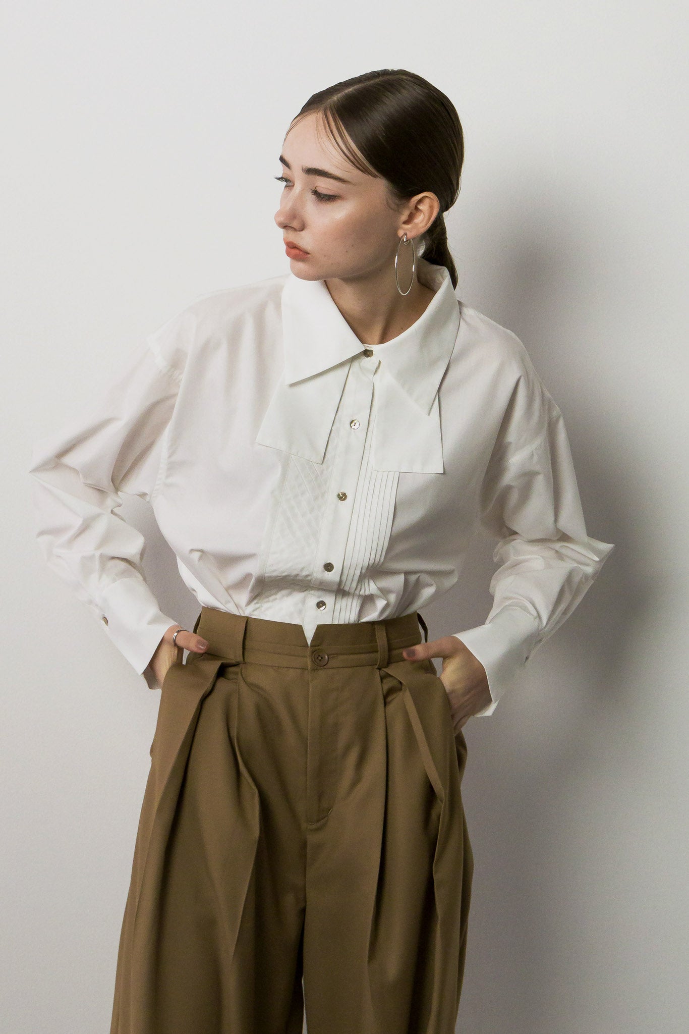 Pintuck design shirt