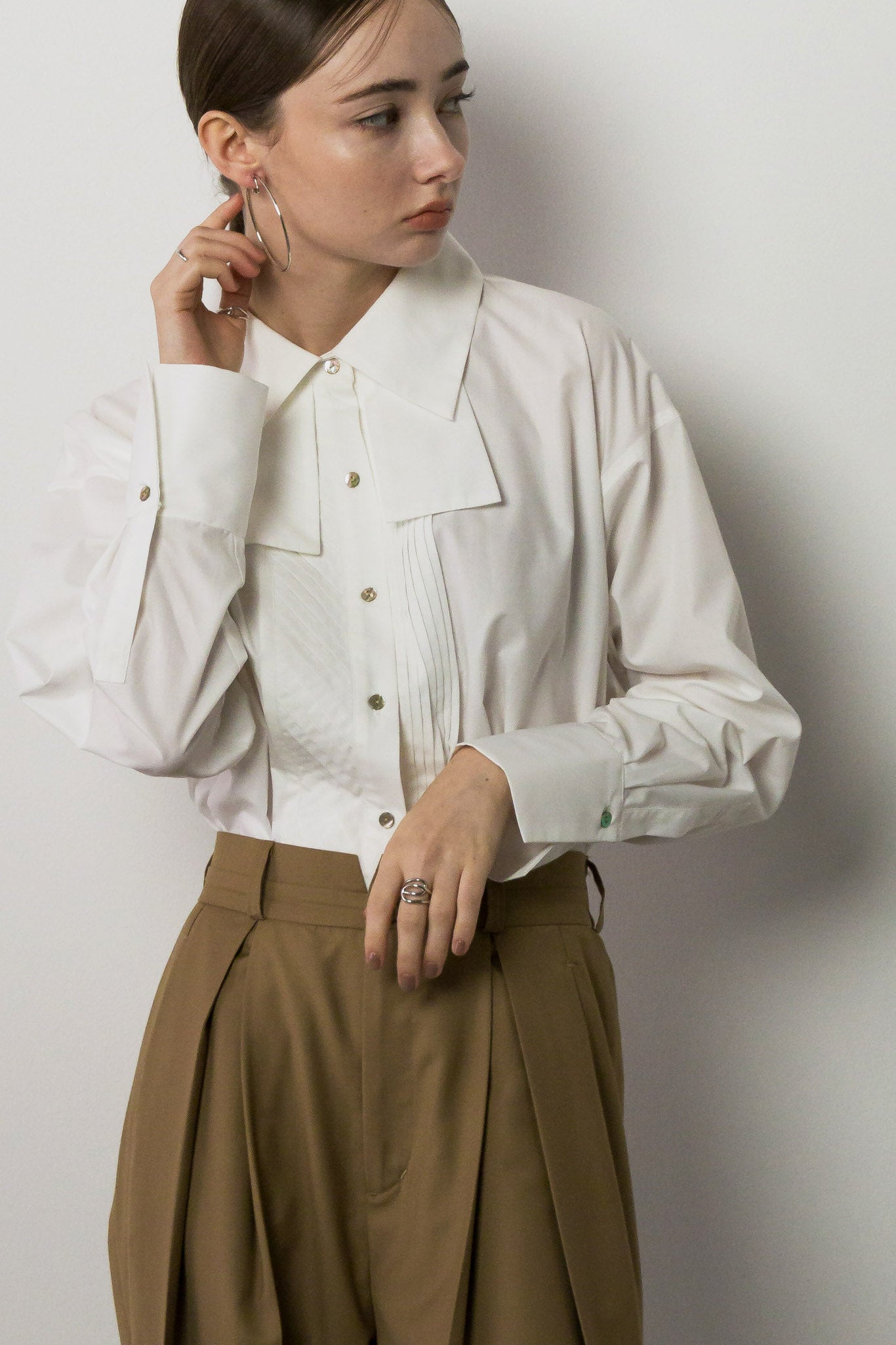 Pintuck design shirt