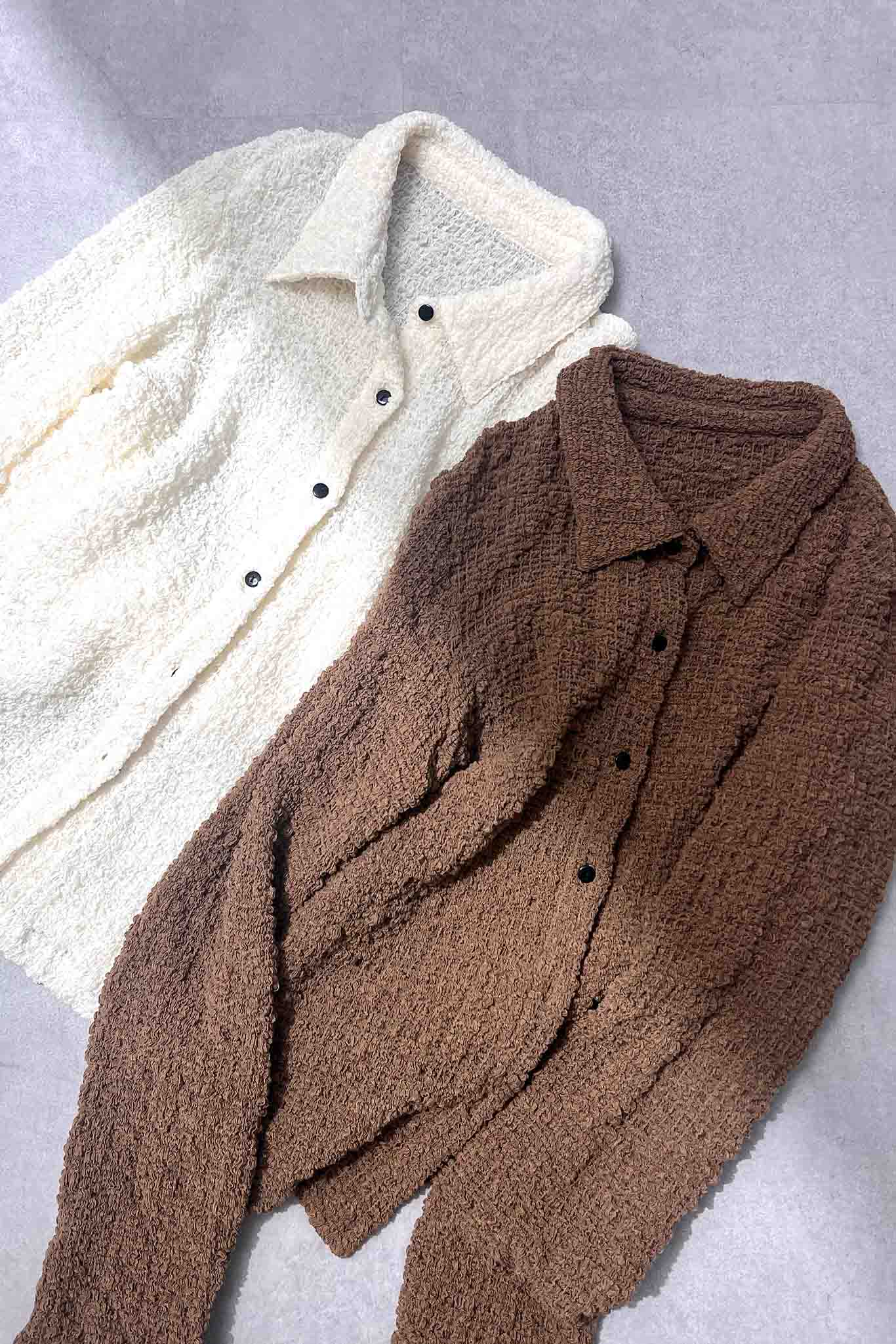 カットレースシアシャツ