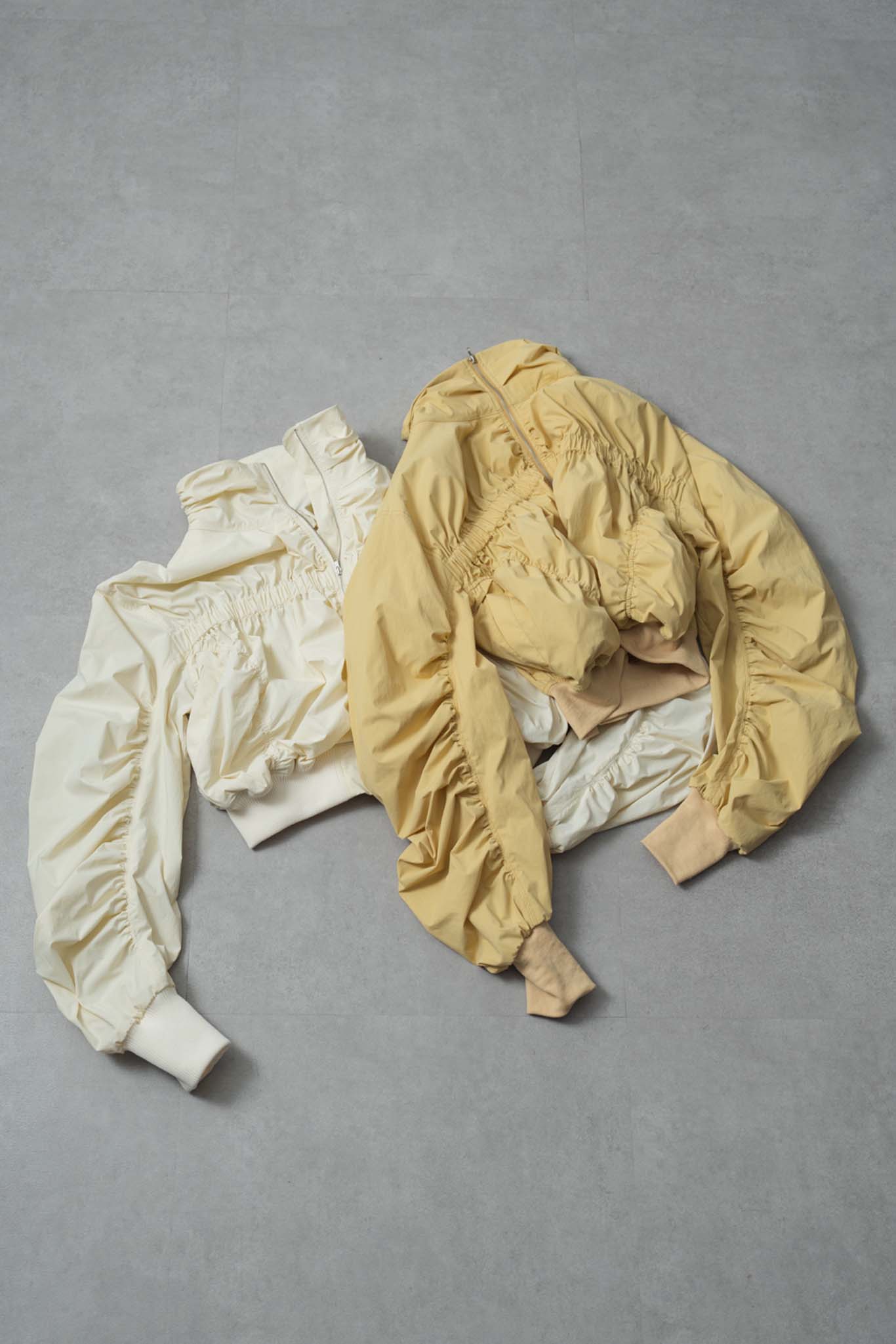 クロップドギャザーブルゾン