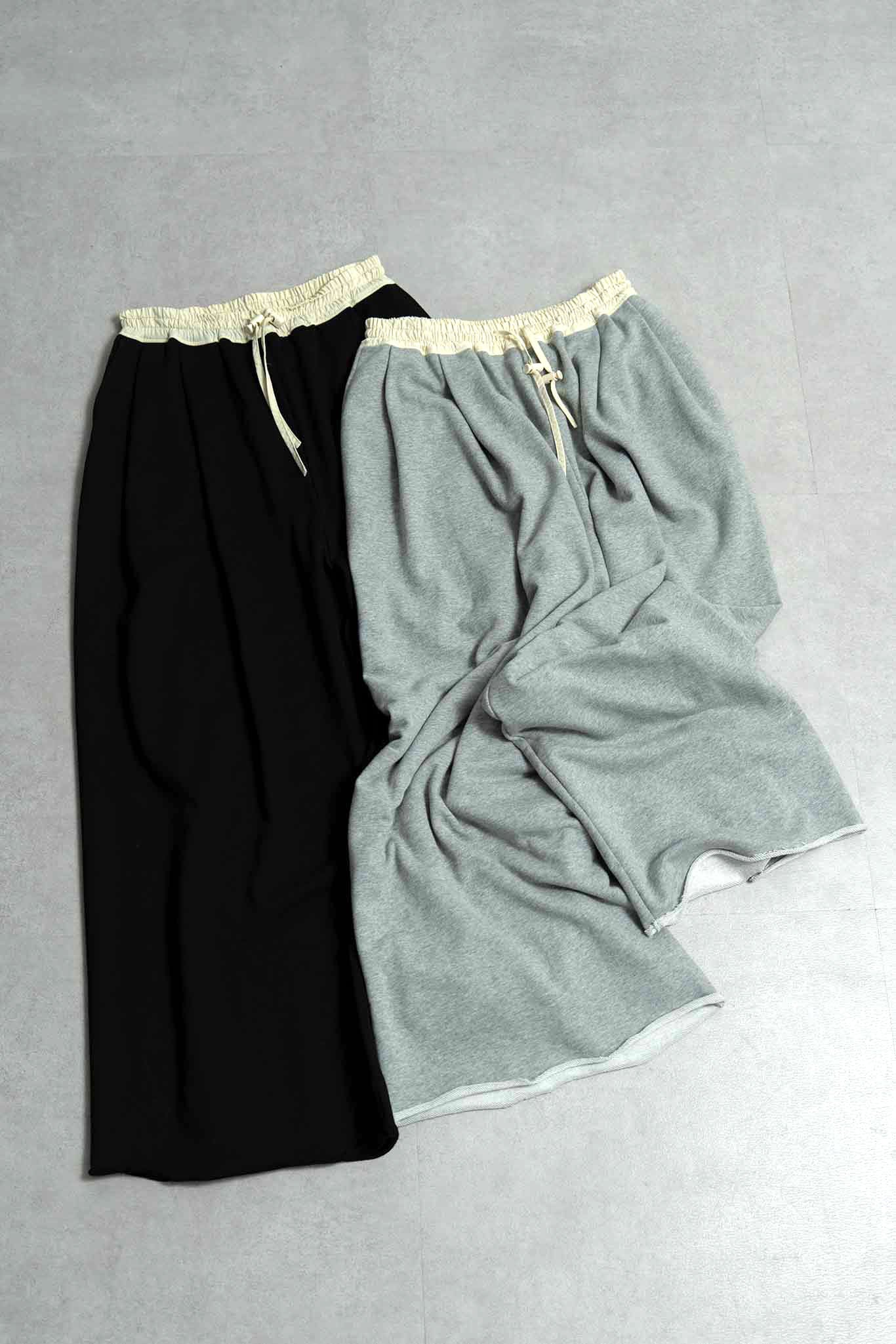 【予約】スエットワイドパンツ