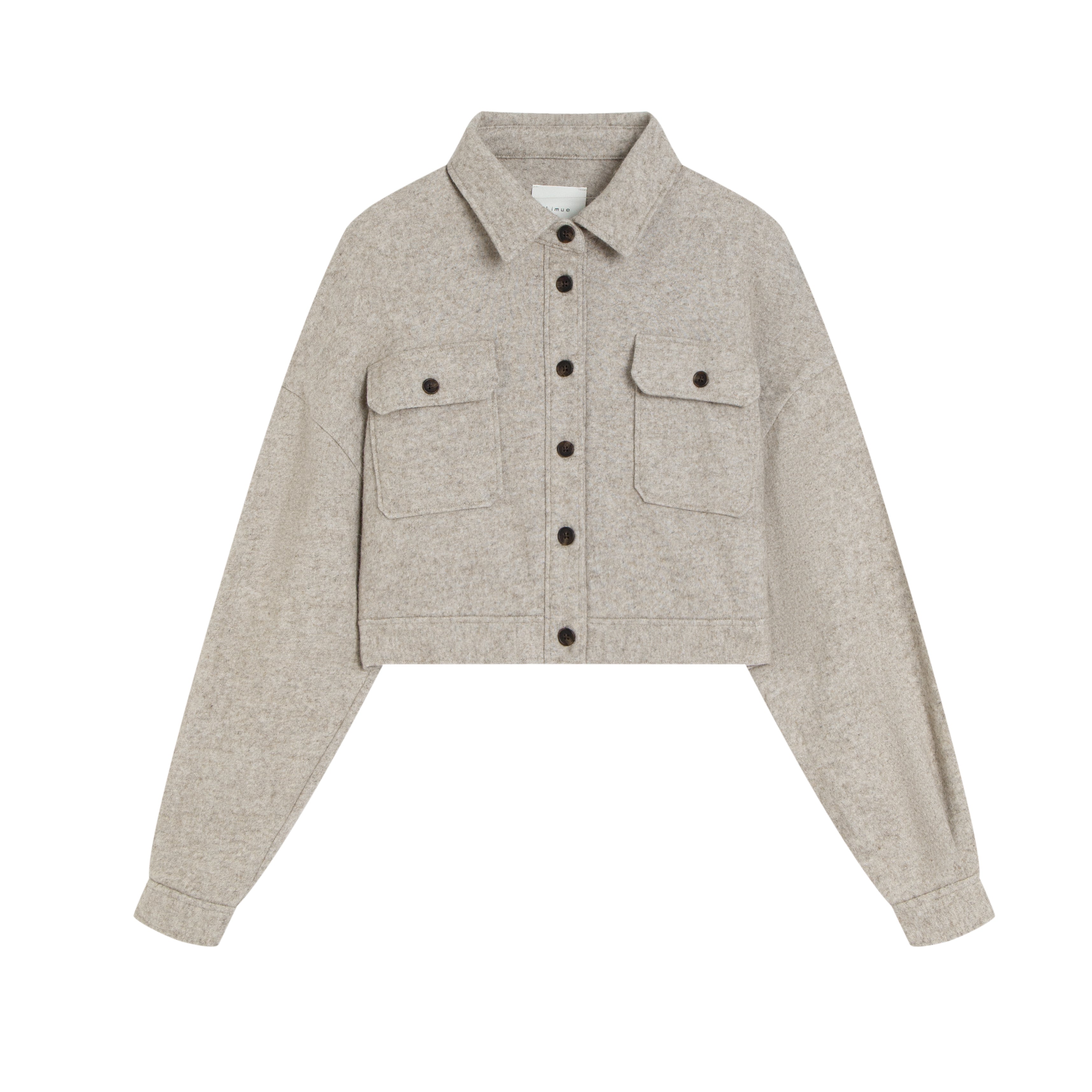 Brushed short blouson