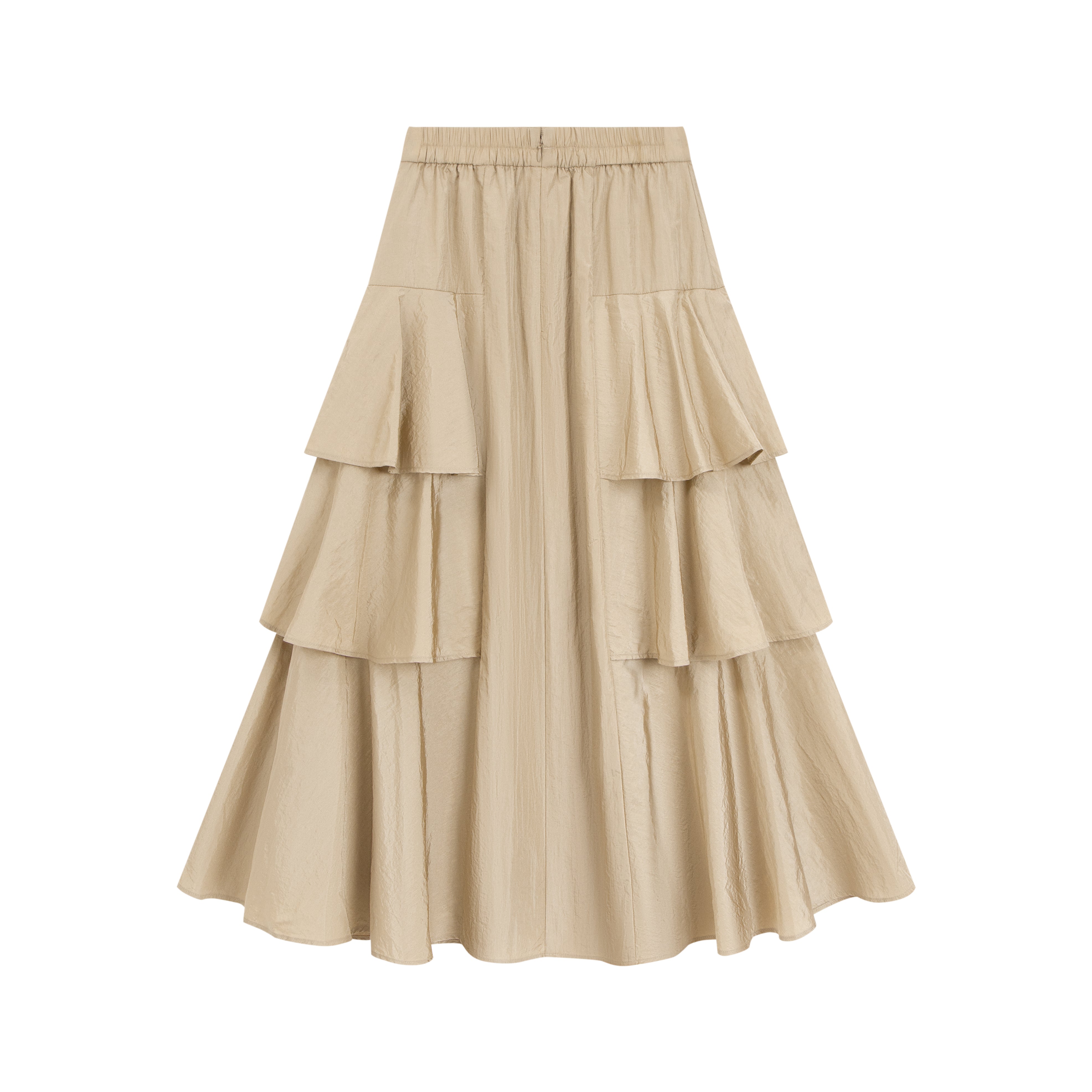 ワッシャーティアードスカート