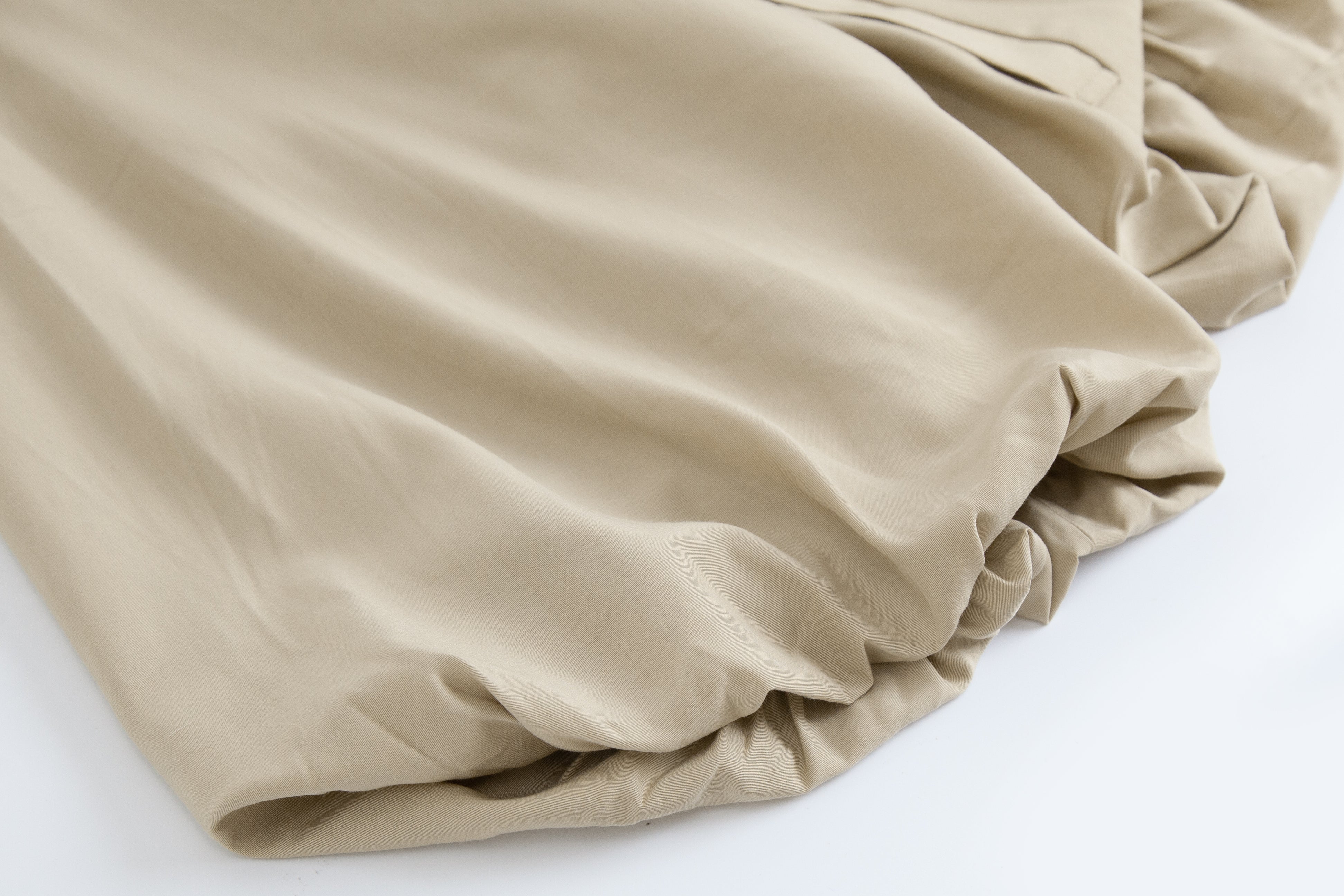 Balloon hem zip blouson